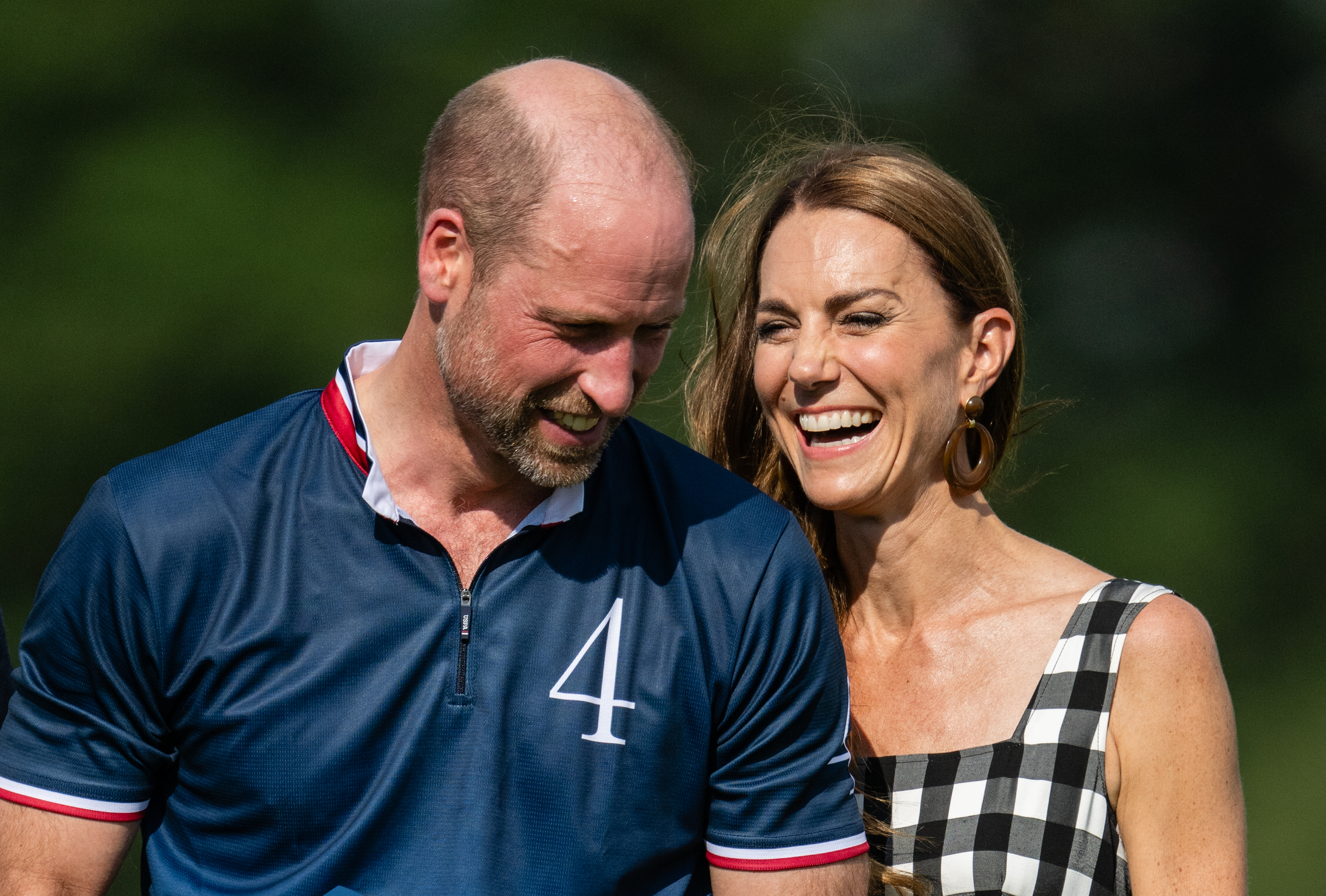 Prince William and Catherine attend the Royal Charity Polo Cup at Guards Polo Club in Windsor on July 10, 2026. The appearance came just over two months before the couple attended the "Digger" premiere together in London. | Source: Getty Images