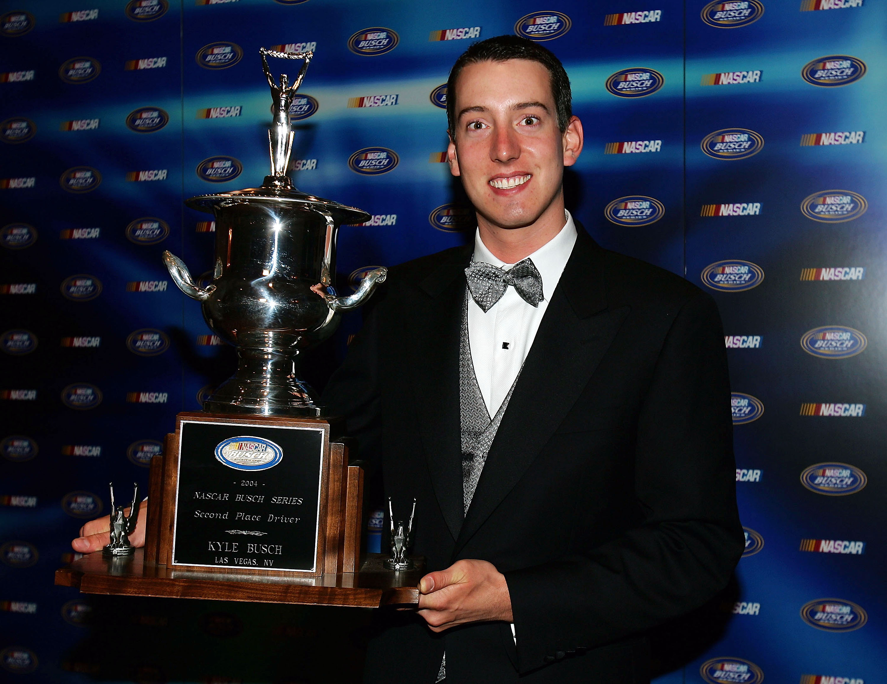 Kyle Busch at the NASCAR Busch Series Awards Ceremony in Orlando, Florida on December 10, 2004. | Source: Getty Images