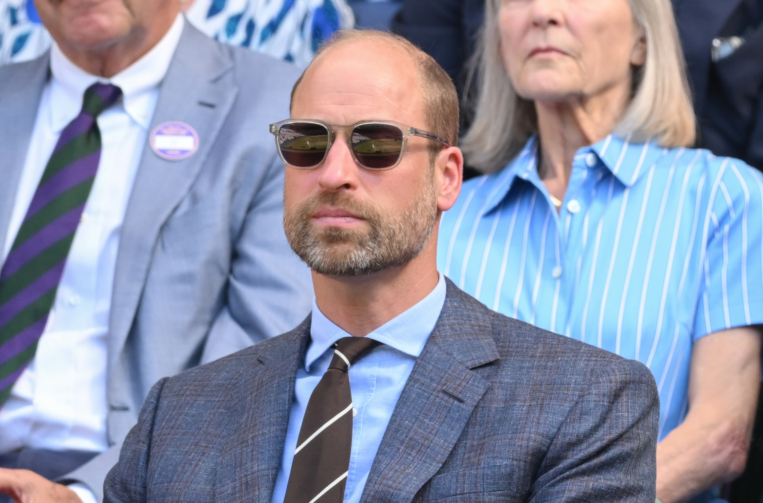 Despite the heat, the royal men were still required to wear formal attire. At this event, he attended the Tennis Championships at the All England Lawn Tennis and Croquet Club on July 12, 2026, in London, England. | Source: Getty Images