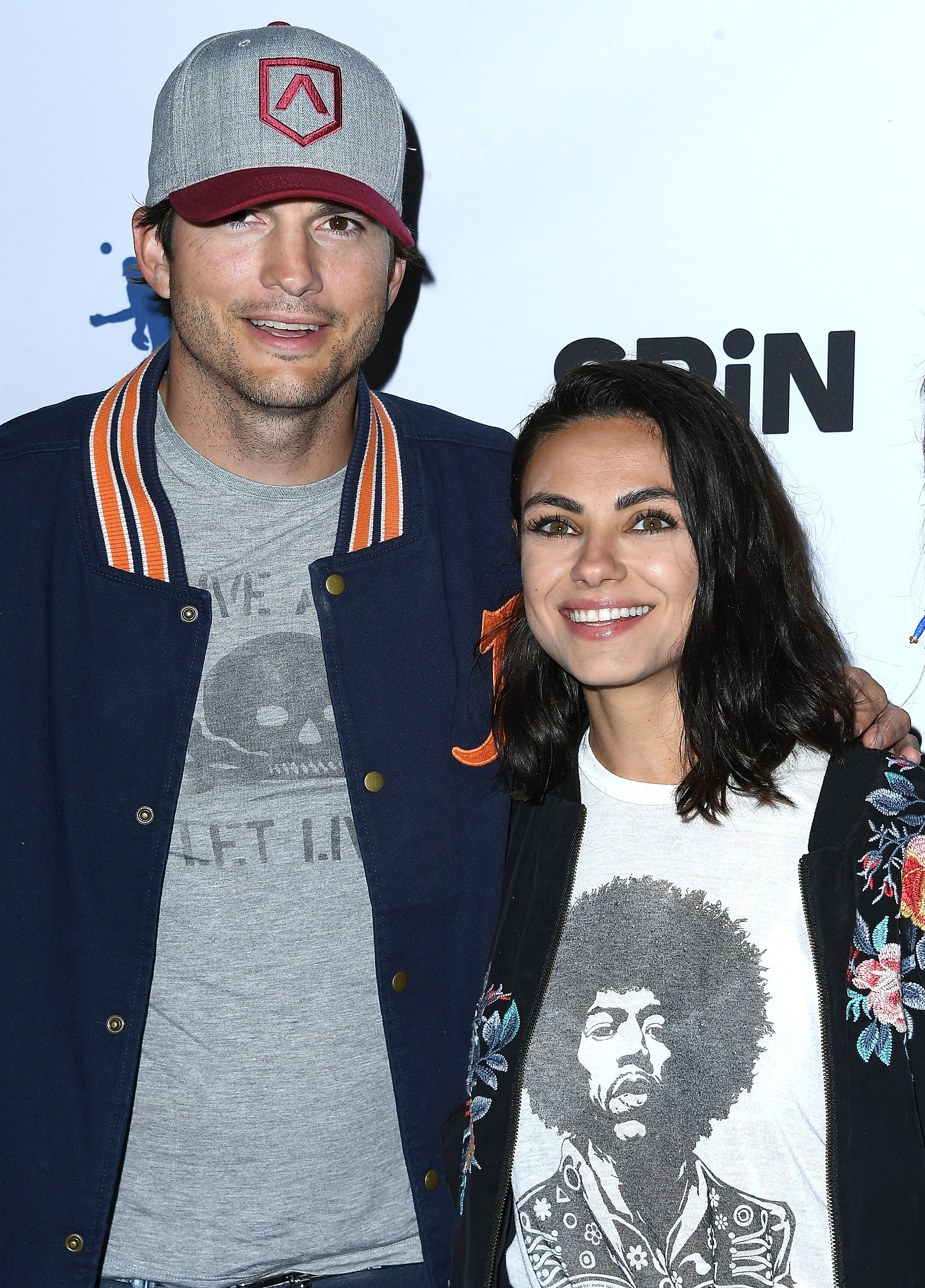 Ashton Kutcher and Mila Kunis at the 6th Annual PingPong4Purpose at Dodger Stadium on August 23, 2018, in Los Angeles, California. | Source: Getty Images