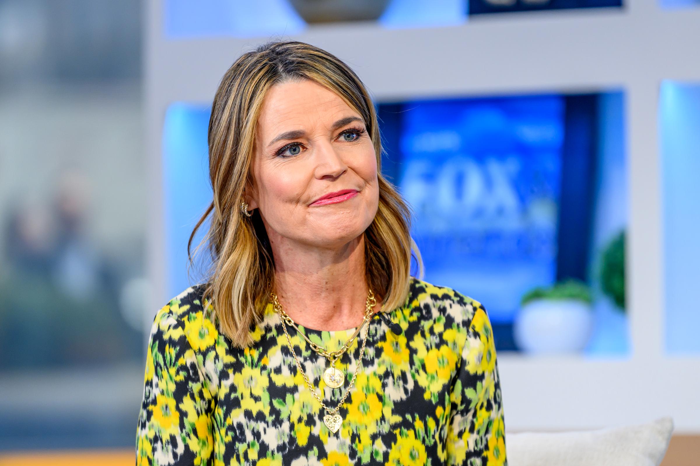 Savannah Guthrie appears on "Fox & Friends" during a visit to promote her book in New York City on February 27, 2024 | Source: Getty Images