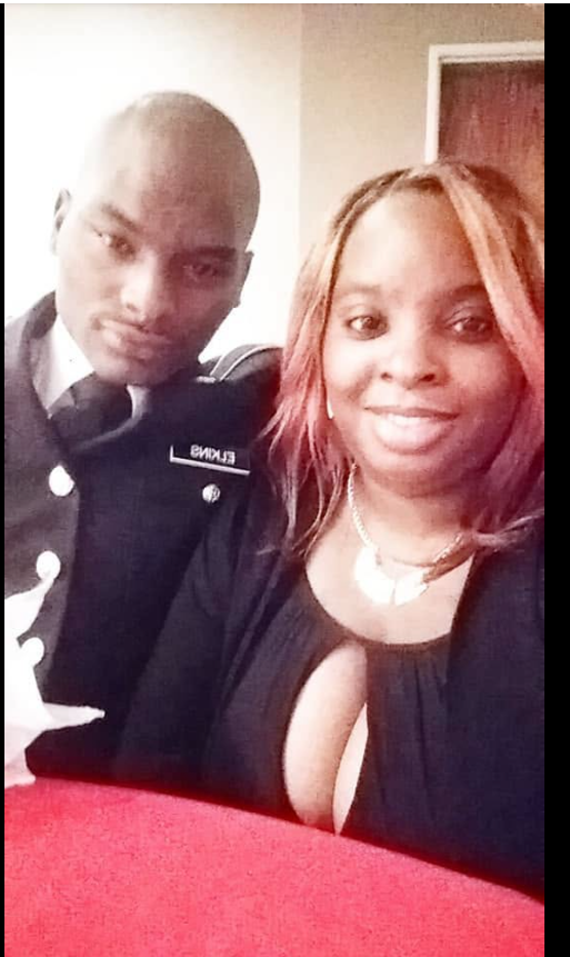 A close-up photo of Shamar Elkins and Shaneiqua Elkins shows the pair seated side by side, leaning in together for the camera. | Source: Facebook/Trending News Tracker