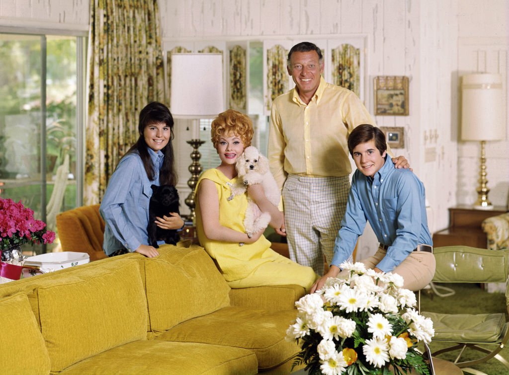 Undated picture of Lucie Arnaz, Lucille Ball, Gary Morton, Desi Arnaz, Jr. | Source: Getty Images