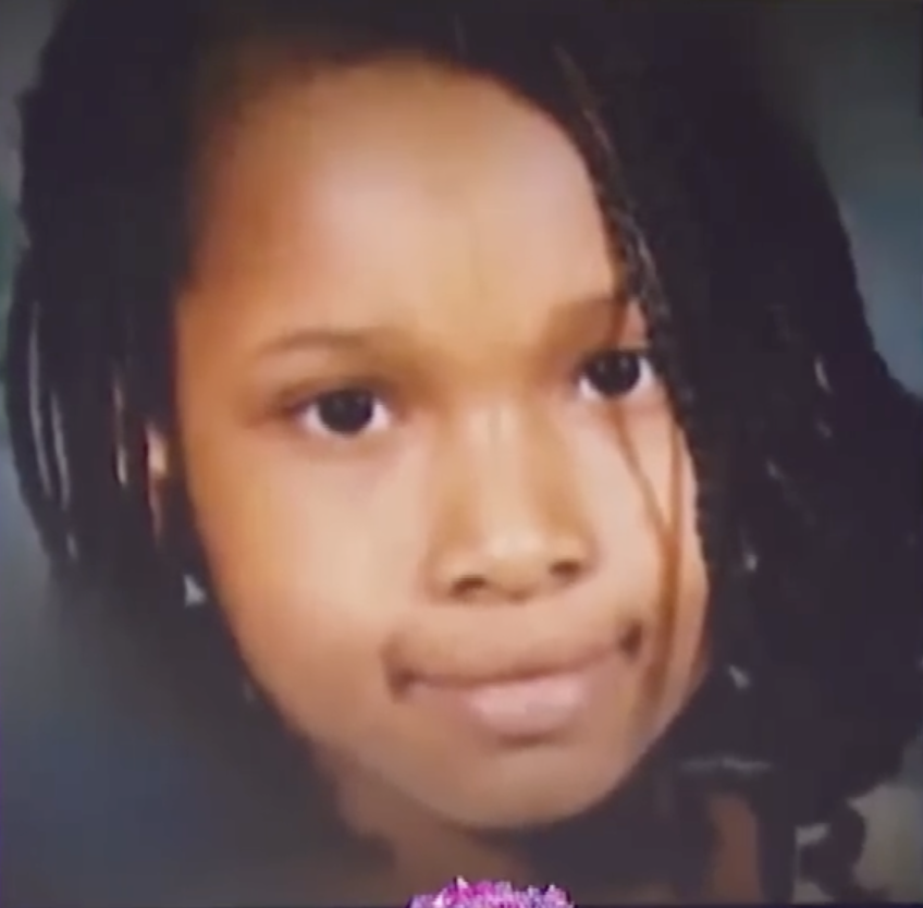 The actress poses for a school picture as a child | Source: Youtube/JenniferHudsonShow