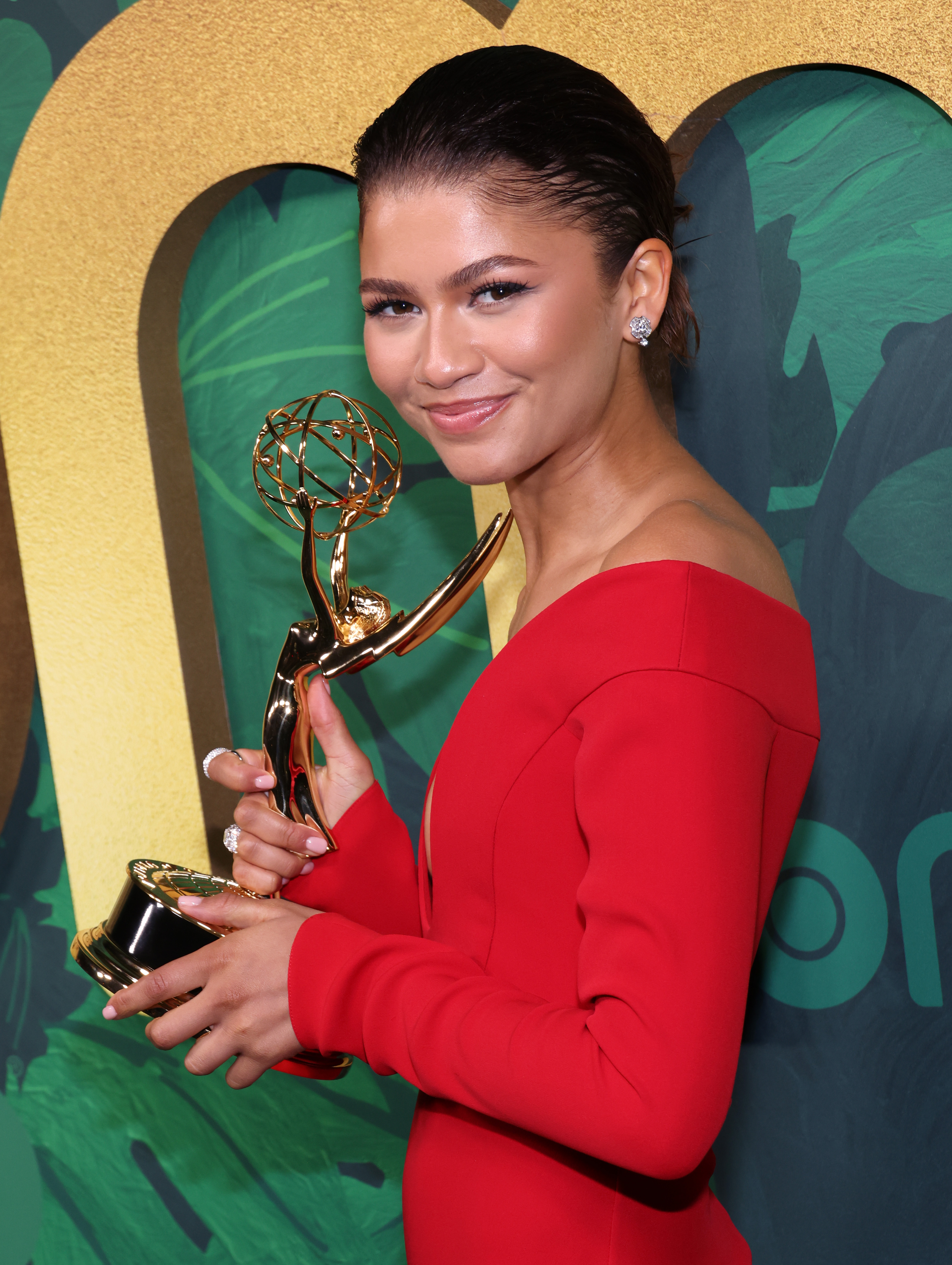 Zendaya at 26 years old. [Photo taken in September 2022]. Fun Fact: Zendaya made Emmy history all over again at 26. Her second win for "Euphoria" made her the youngest two-time Emmy acting winner in history, while Variety also reported that she became the first Black woman to win the drama lead-actress category twice.