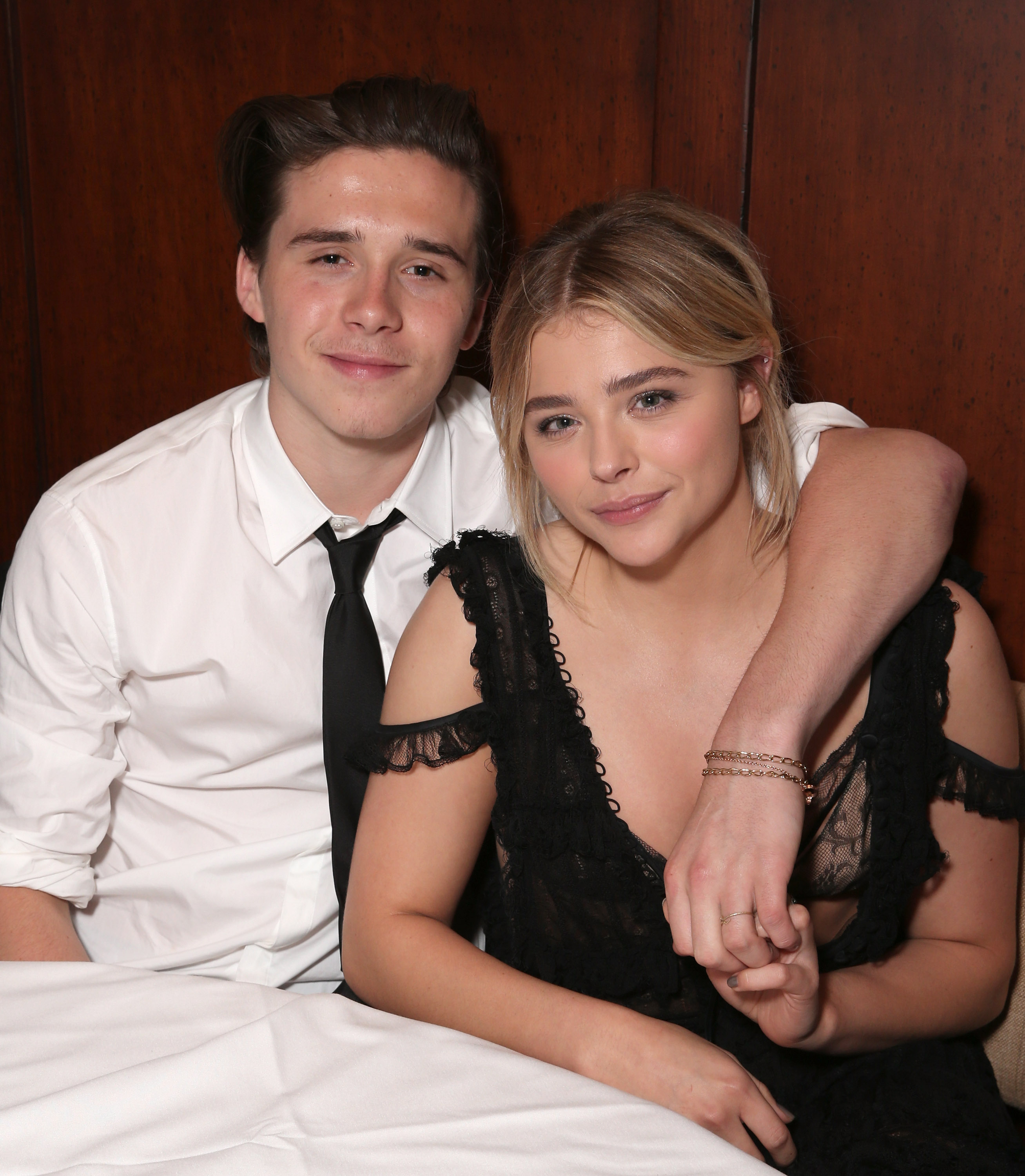 Brooklyn Beckham and Chloe Moretz attend the after party for the premiere of Universal Pictures' "Neighbors 2: Sorority Rising" in Los Angeles, California on May 16, 2016 | Source: Getty Images