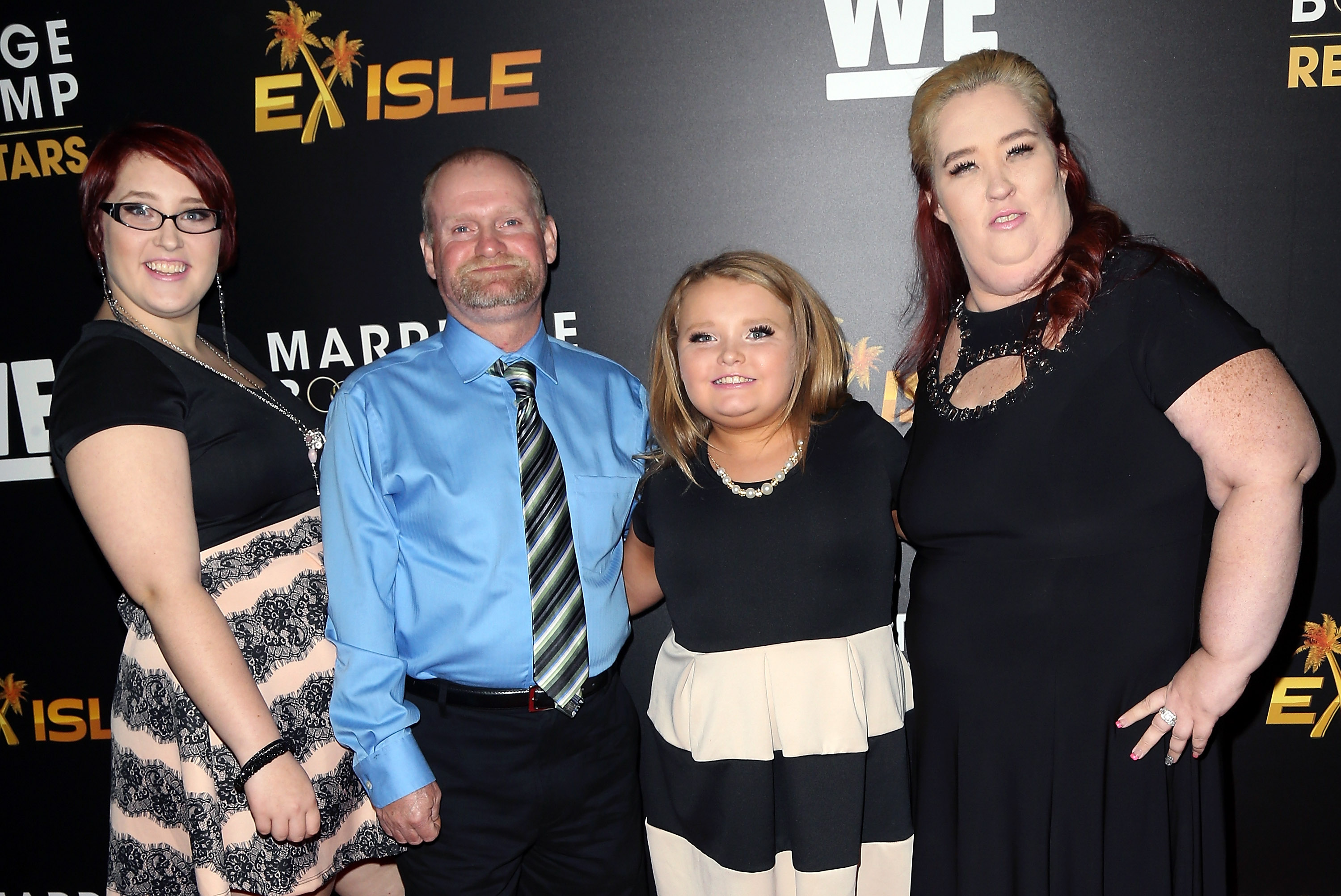 Lauryn Efird, Mike Thompson, Alana Thompson, and June Shannon attend We TV's celebration of the premieres of 'Marriage Boot Camp Reality Stars' and 'Ex-isled' at Le Jardin in Hollywood, California, on November 19, 2015 | Source: Getty Images