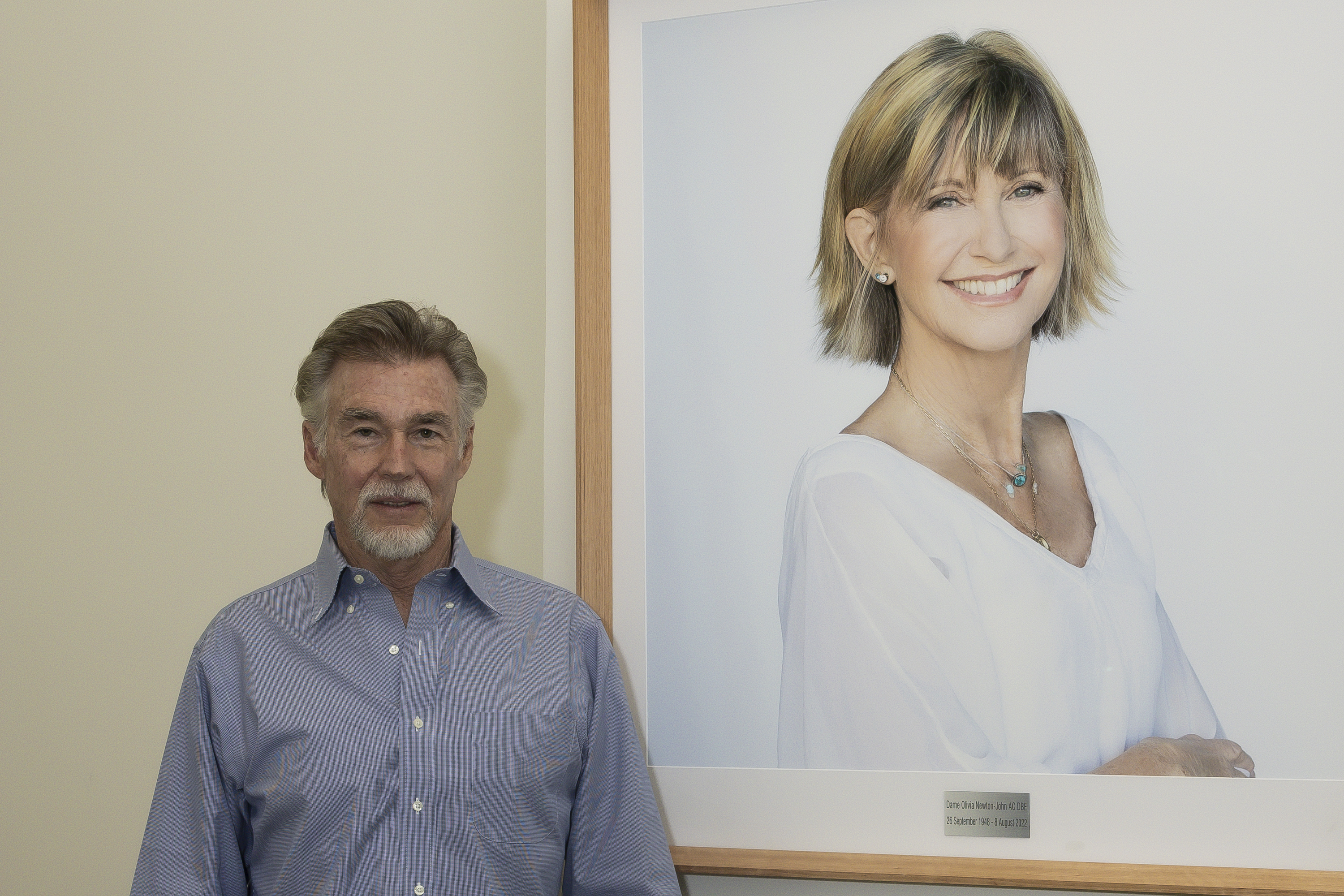 John Easterling at a media call in the ONJ wellness centre at the Austin Hospital on October 01, 2025 in Melbourne, Australia. | Source: Getty Images