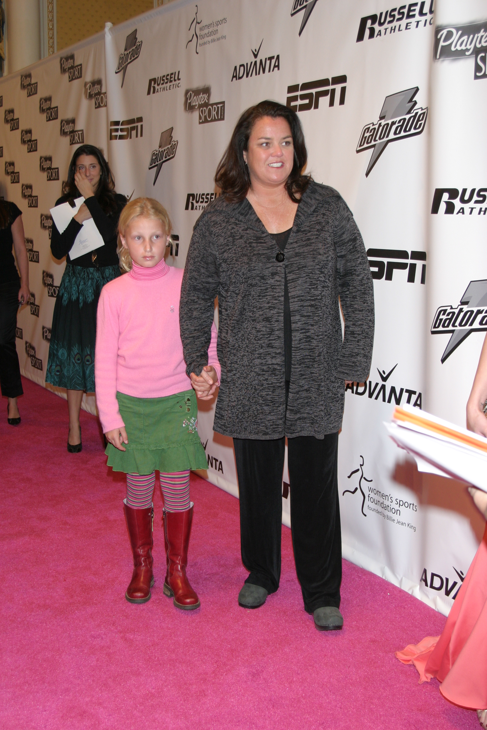 Moving to Ireland and reaching milestones with her children helped her heal. At this event, Rosie O'Donnell and Chelsea O'Donnell attended the Women's Sports Foundation Annual Awards Dinner at the Waldorf-Astoria in the 1990s, in New York City, New York. | Source: Getty Images