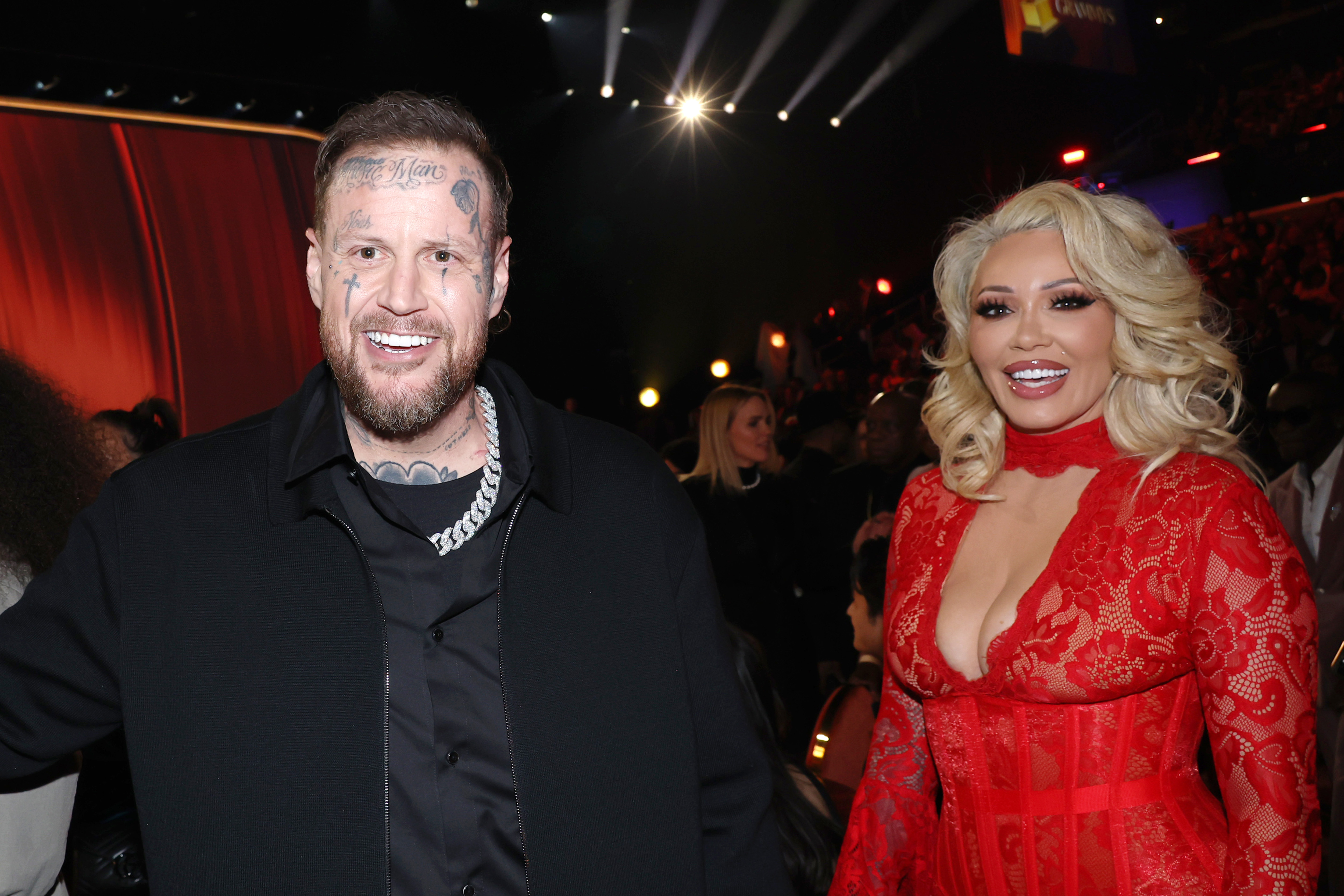 Their divorce is moving forward. At this event, Jelly Roll and Bunnie Xo attended the 68th GRAMMY Awards at Crypto.com Arena on February 1, 2026, in Los Angeles, California. | Source: Getty Images