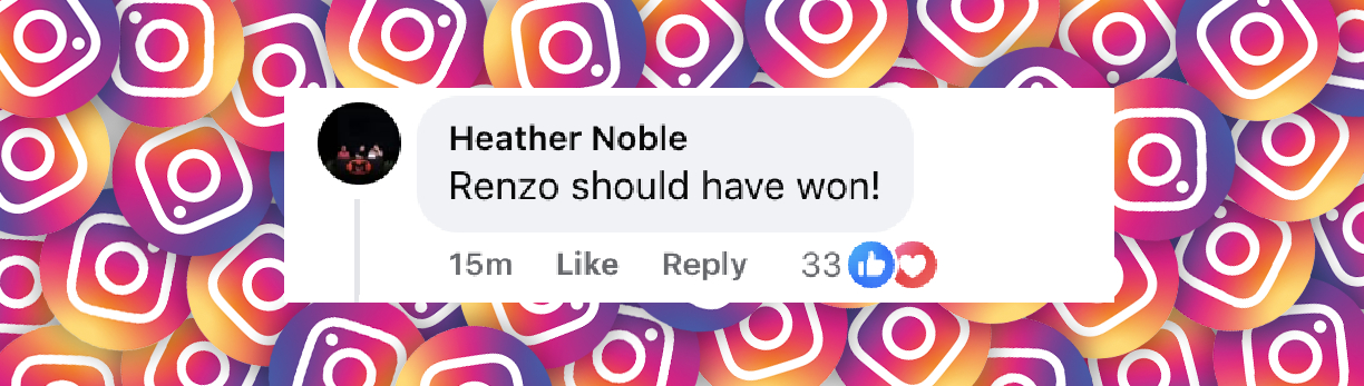 A viewer's comment on the results of the live finale of "The Voice" Season 27 on March 20, 2025 | Source: Facebook/NBCTheVoice