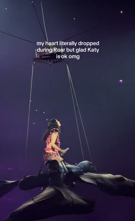 Katy Perry performs in San Francisco on July 19, 2025. | Source: TikTok/itssteefunny