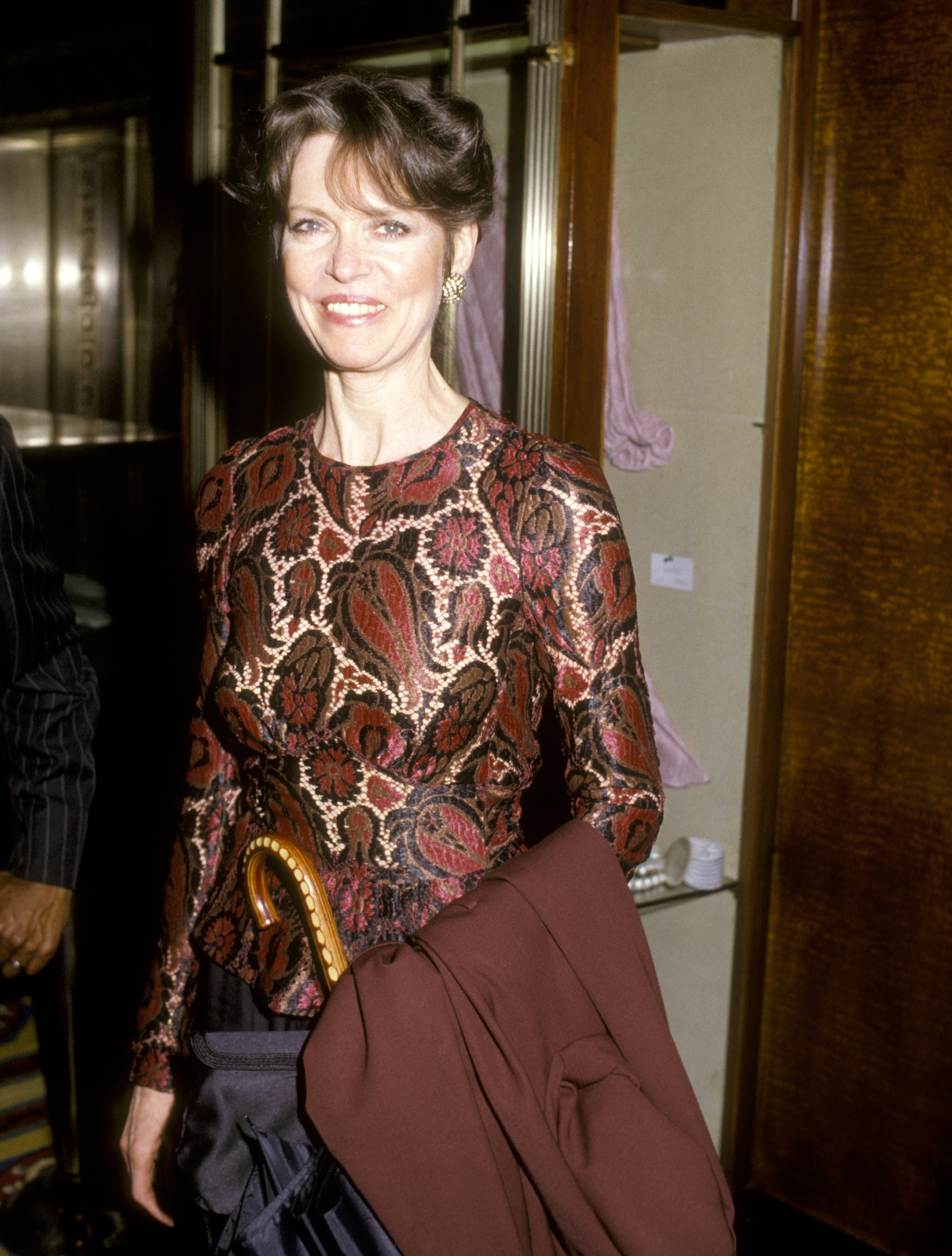 Barbara Feldon during "Gloria Steinem's 50th Birthday Party" on May 23, 1984, in New York | Source: Getty Images