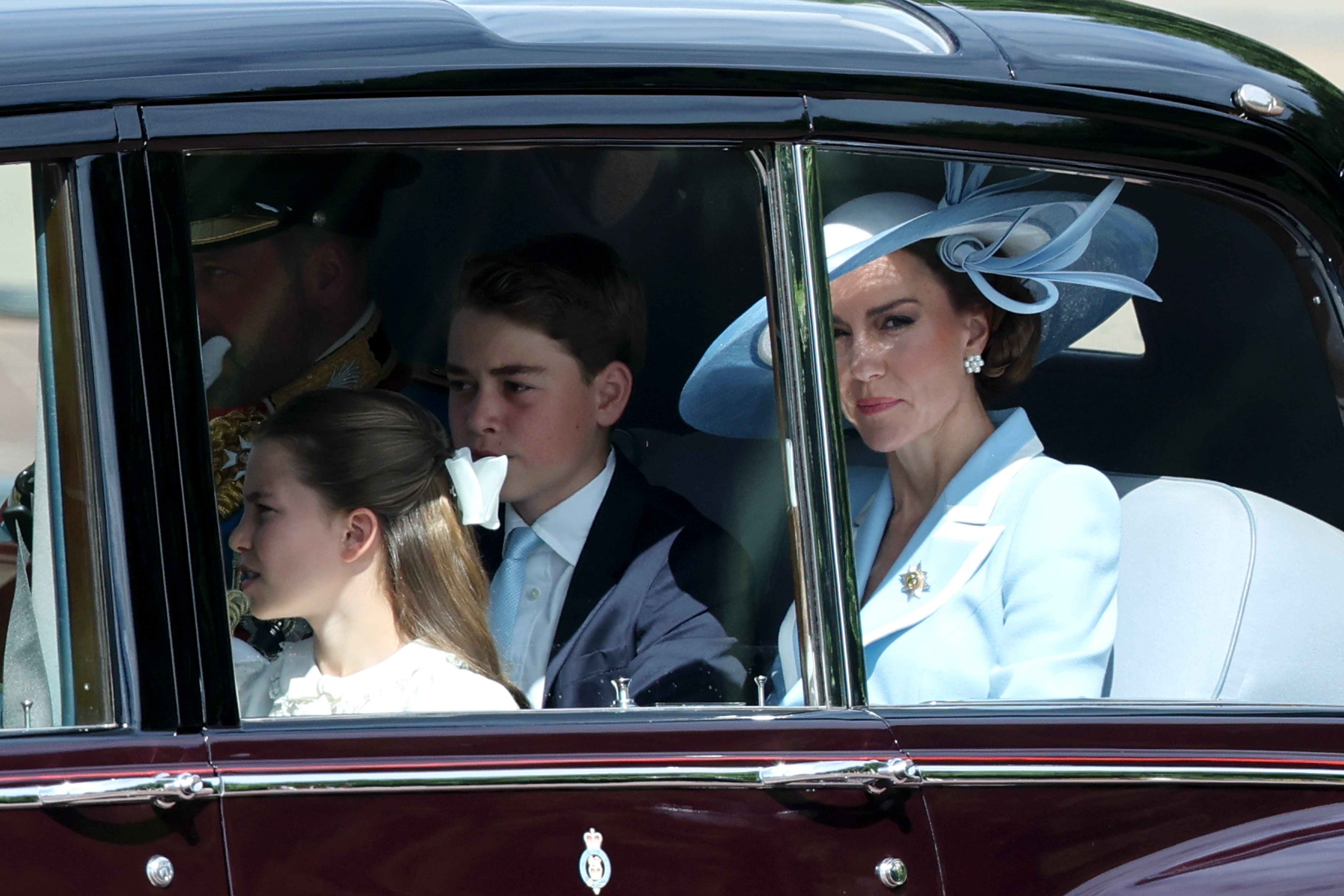 Royal observers immediately noticed that the family members all maintained remarkably serious expressions. | Source: Getty Images