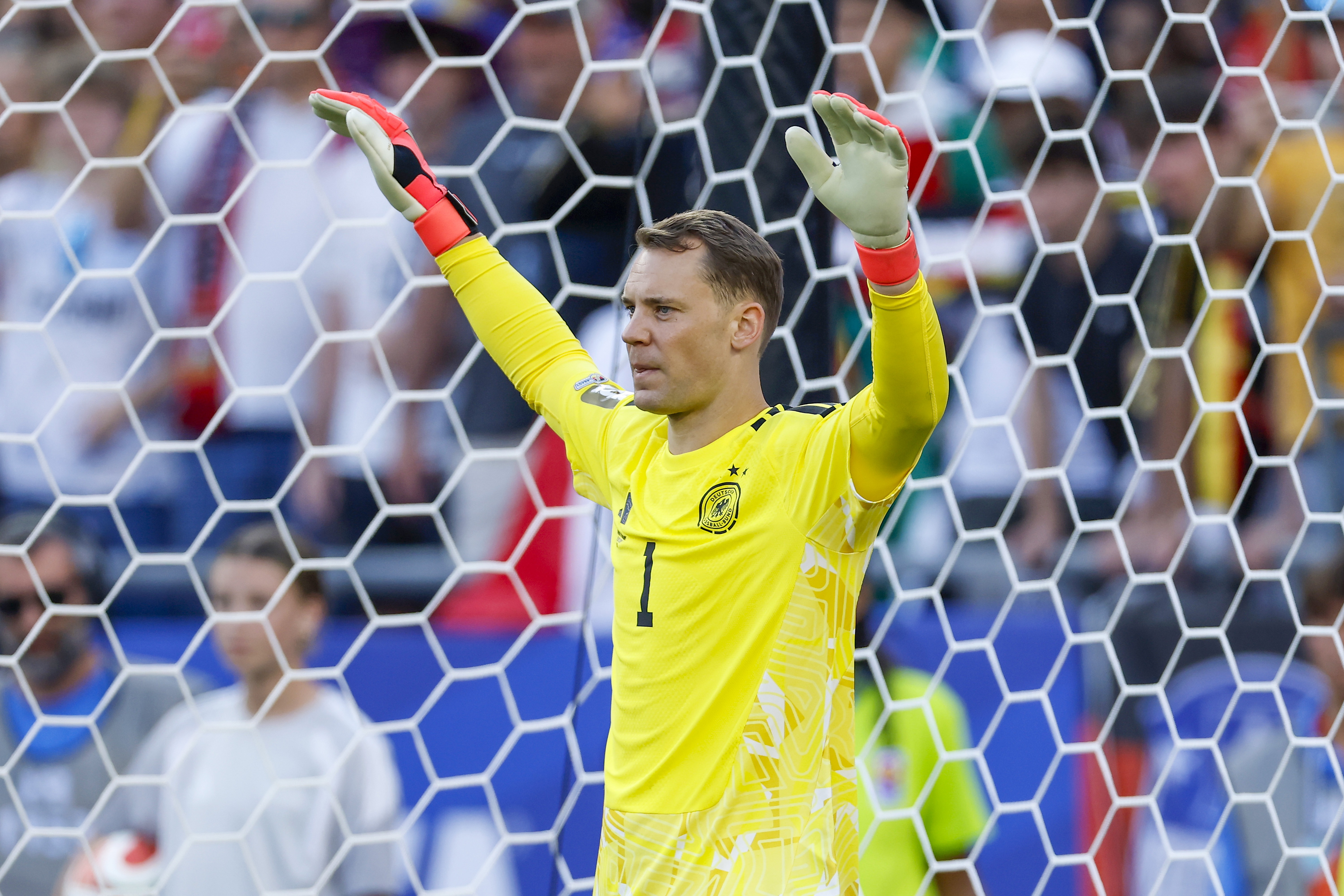 Manuel Neuer during the FIFA World Cup 2026 Round of 32 match between Germany and Paraguay on June 29 at Boston Stadium in Foxborough, Massachusetts. | Source: Getty Images