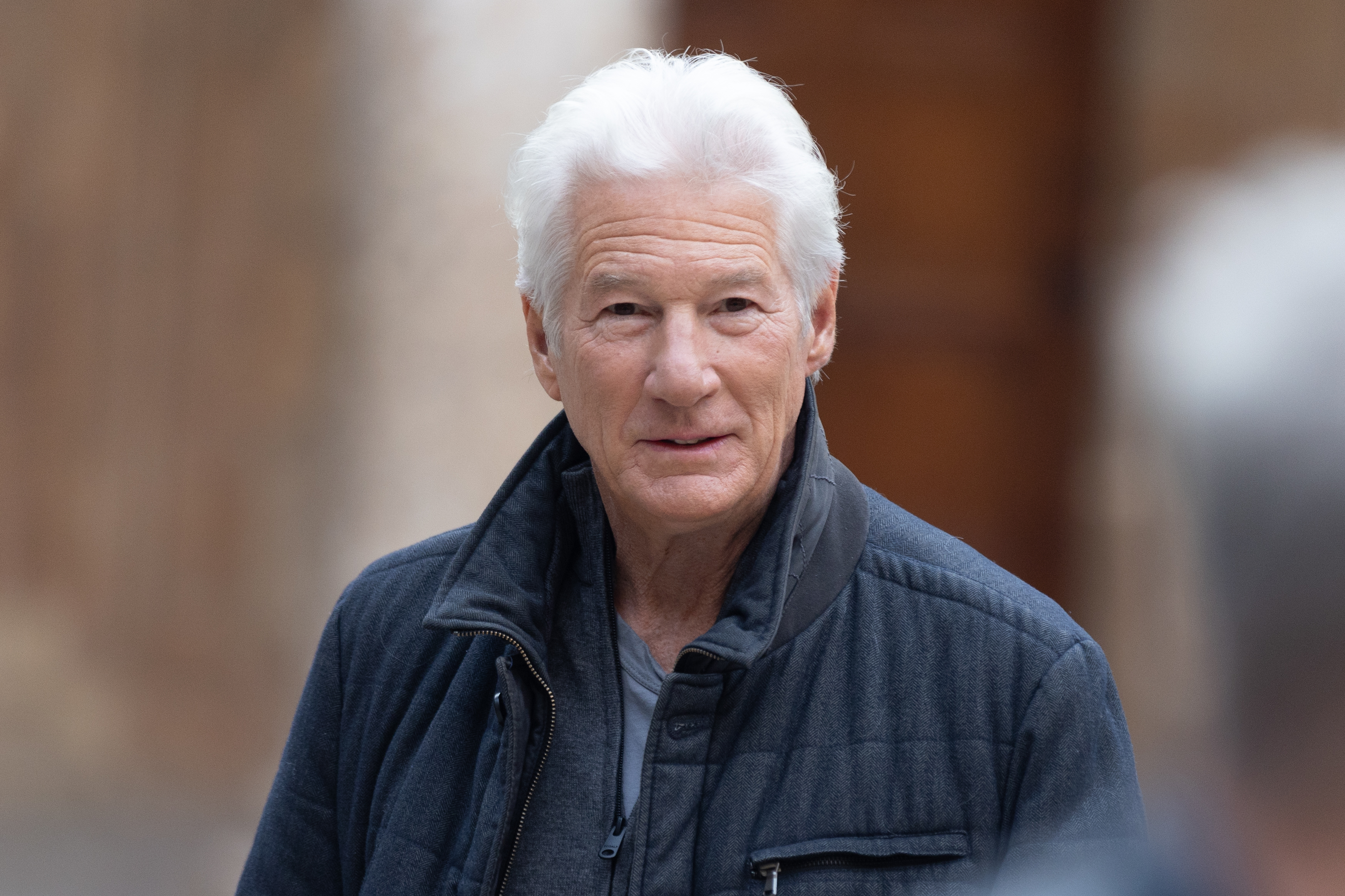 Richard Gere attends the Goya International Award 2025 photocall in Granada, Spain, months after relocating to Madrid with his family. | Source: Getty Images