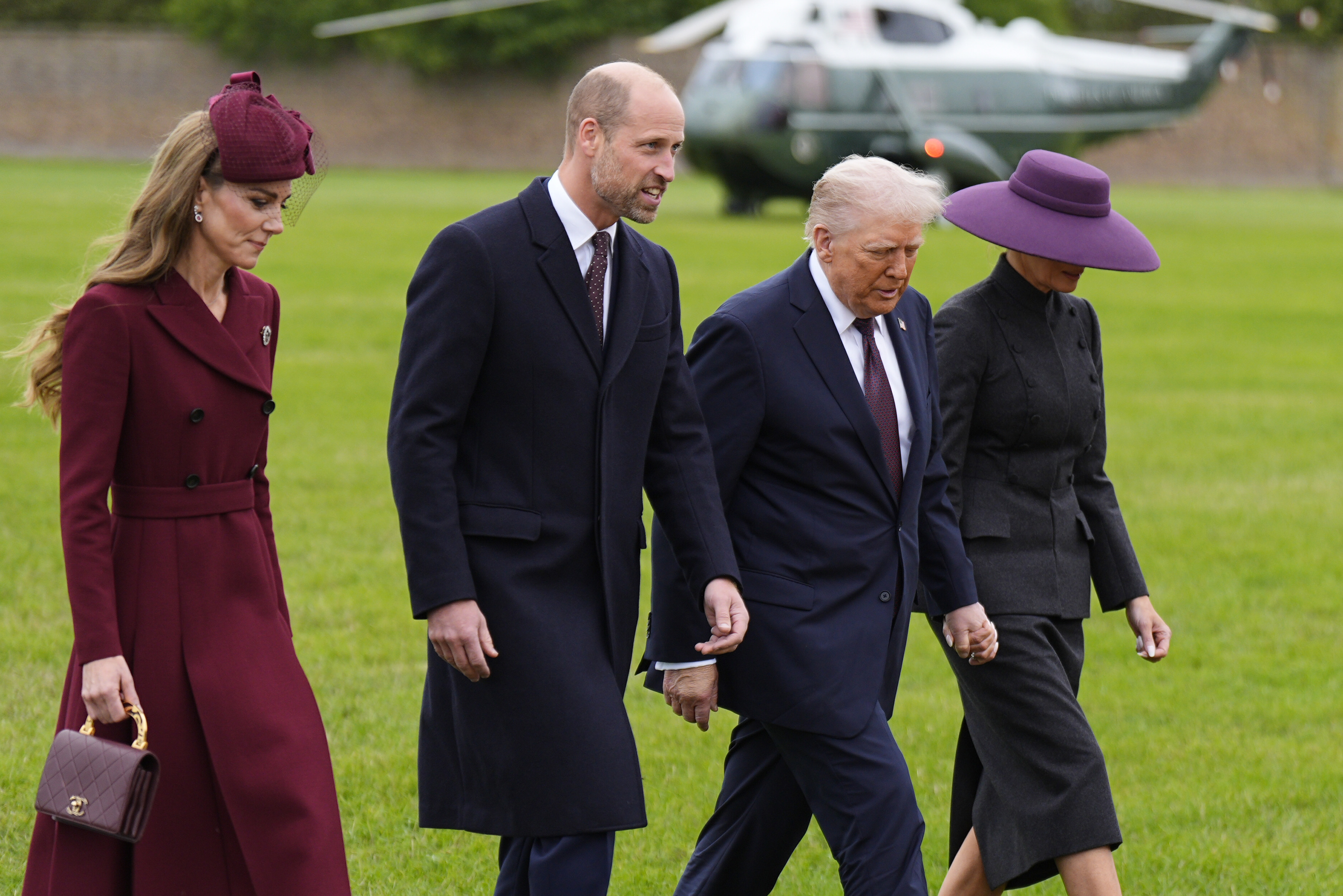 Princess Catherine and Prince William receive Donald and Melania Trump on September 17, 2025 | Source: Getty Images