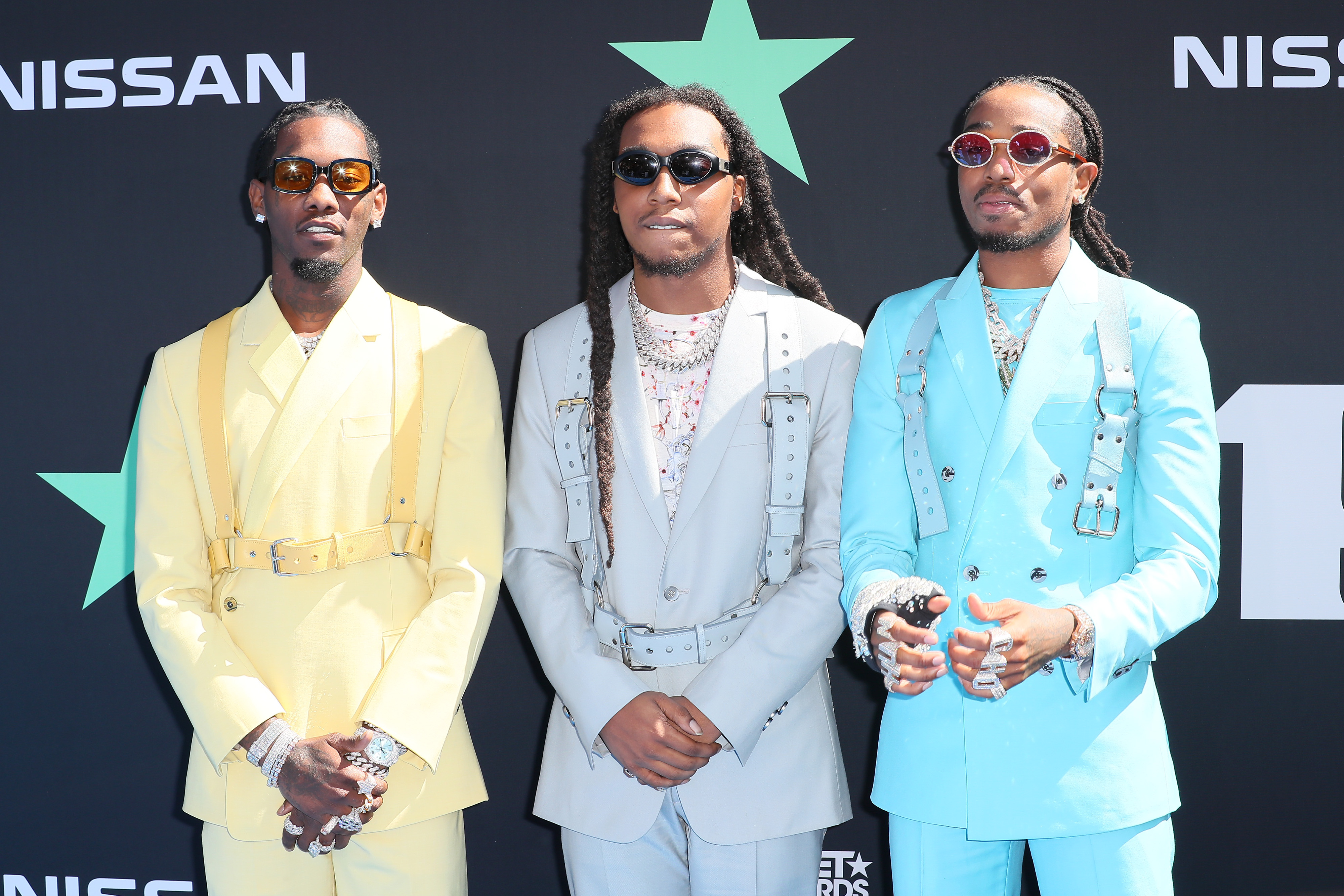 Offset, Takeoff, and Quavo attend the BET Awards in Los Angeles, California on June 23, 2019 | Source: Getty Images