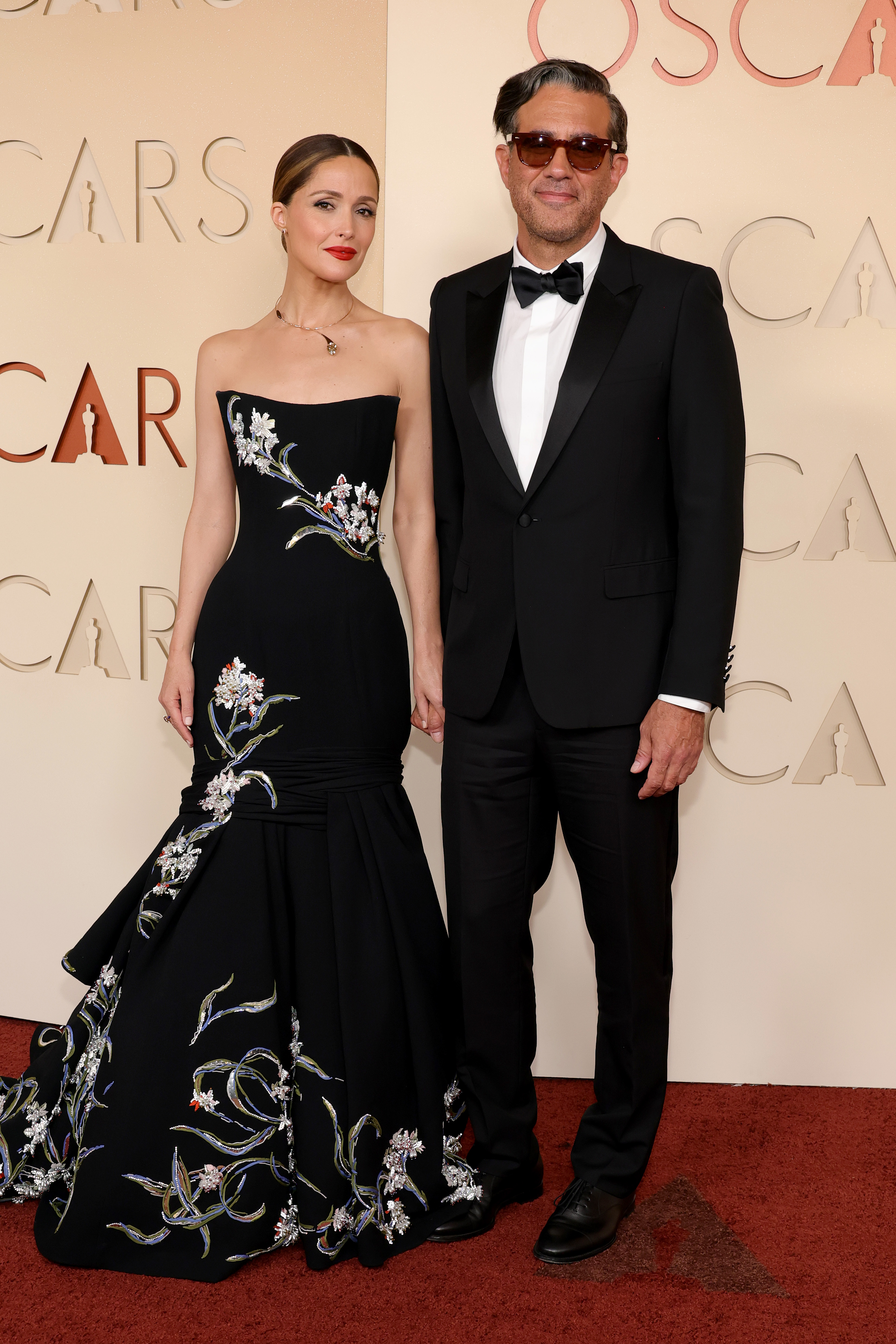 Rose Byrne and Bobby Cannavale attend the 98th Oscars at Dolby Theater in Hollywood, California on March 15, 2026. | Source: Getty Images