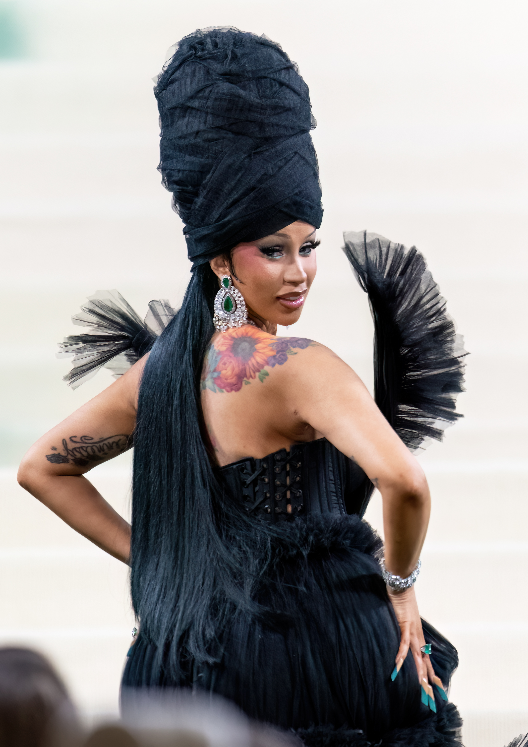 Cardi B pictured at the Met Gala Celebrating "Sleeping Beauties: Reawakening Fashion" on May 6, 2024, in New York City. | Source: Getty Images