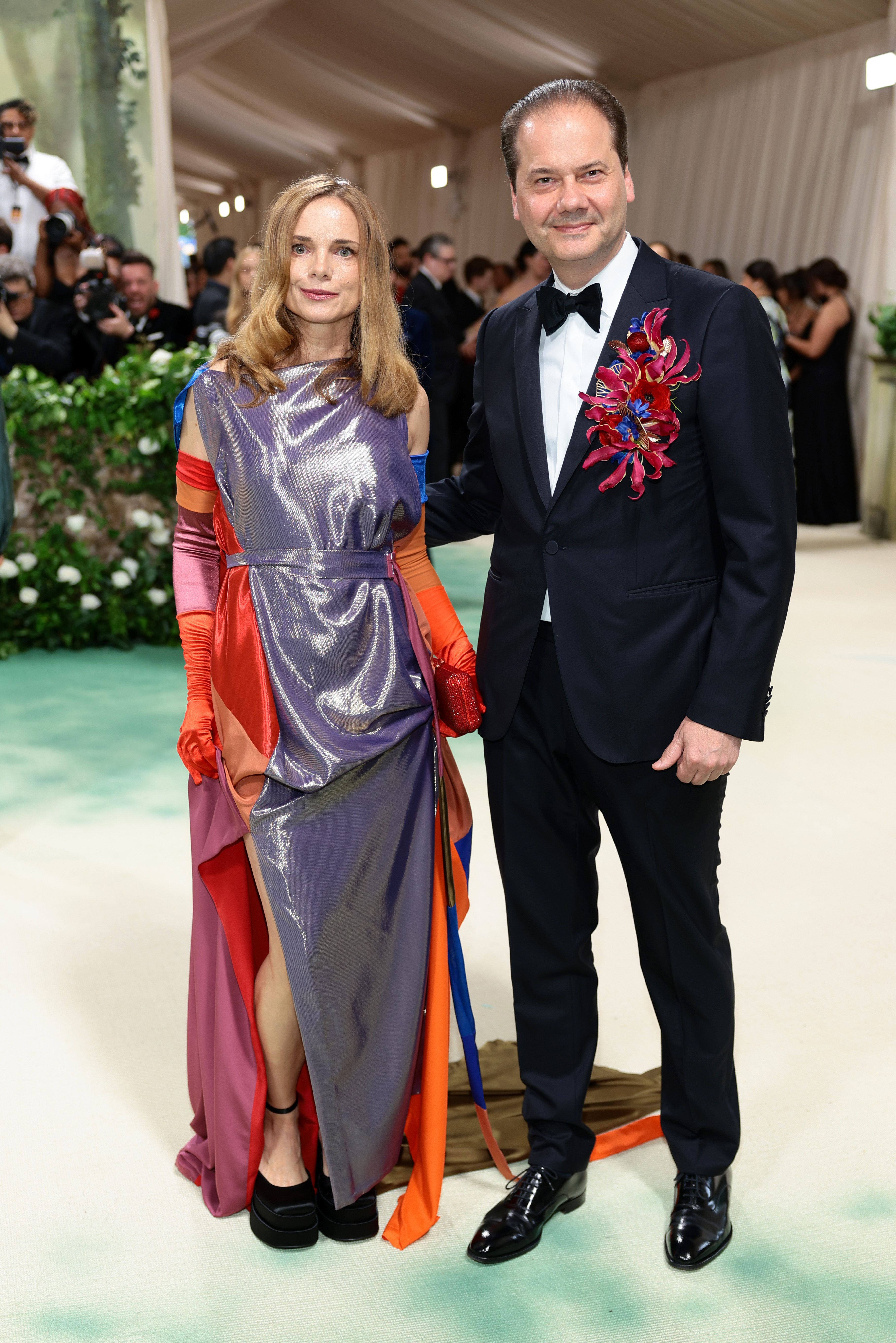 Nina Hollein and Max Hollein attend The Met Gala Celebrating "Sleeping Beauties: Reawakening Fashion" at The Metropolitan Museum of Art on May 6, 2024, in New York City | Source: Getty Images