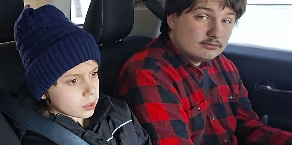 Josiah Michael Dwinell and an adult in a car from a post dated March 23, 2026 | Source: Facebook/Daily Record