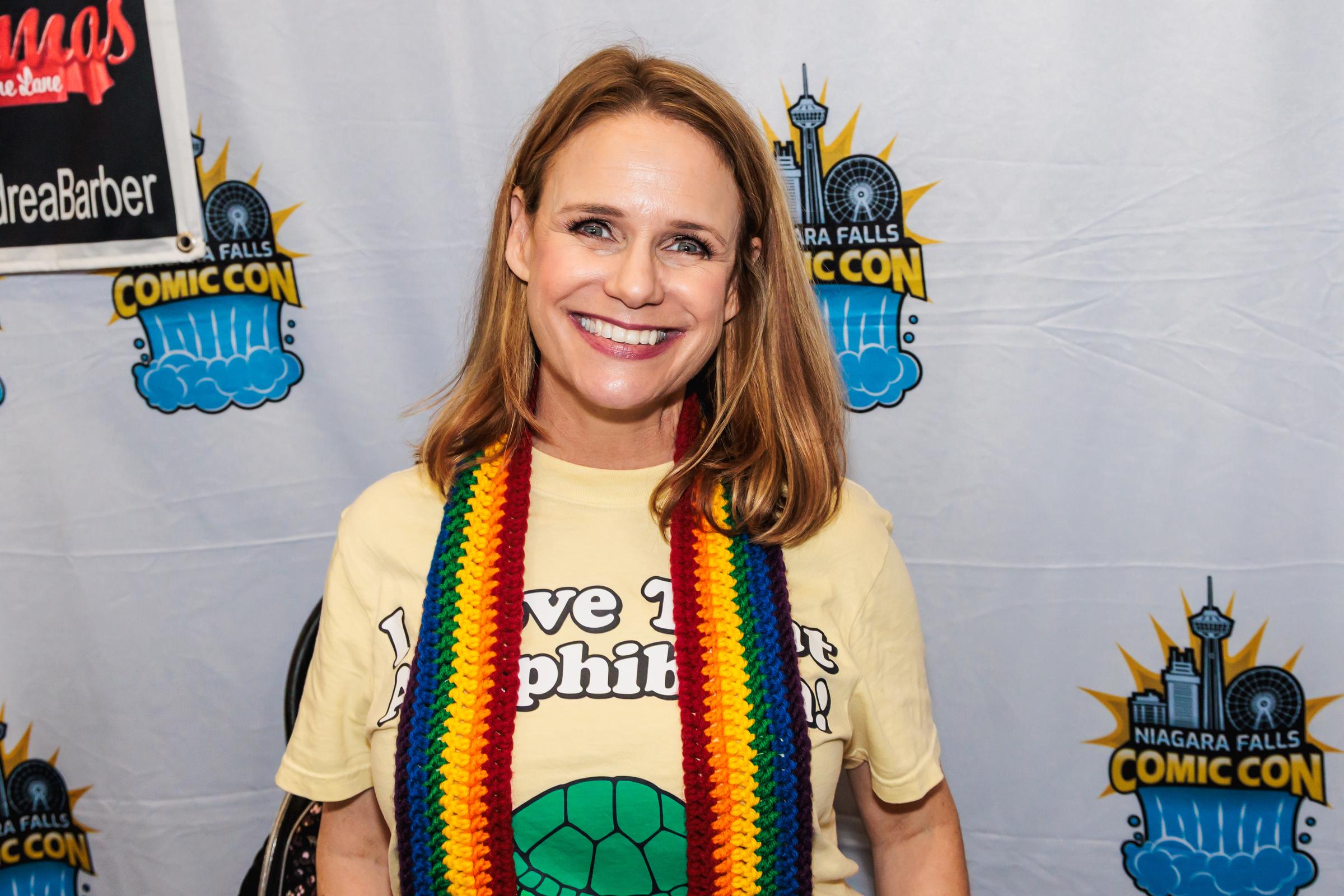 Andrea Barber returned to the role of Kimmy Gibbler in "Fuller House" after spending years away from acting. She continues connecting with longtime fans at conventions, where the character remains one of the most recognizable parts of her career. | Source: Getty Images