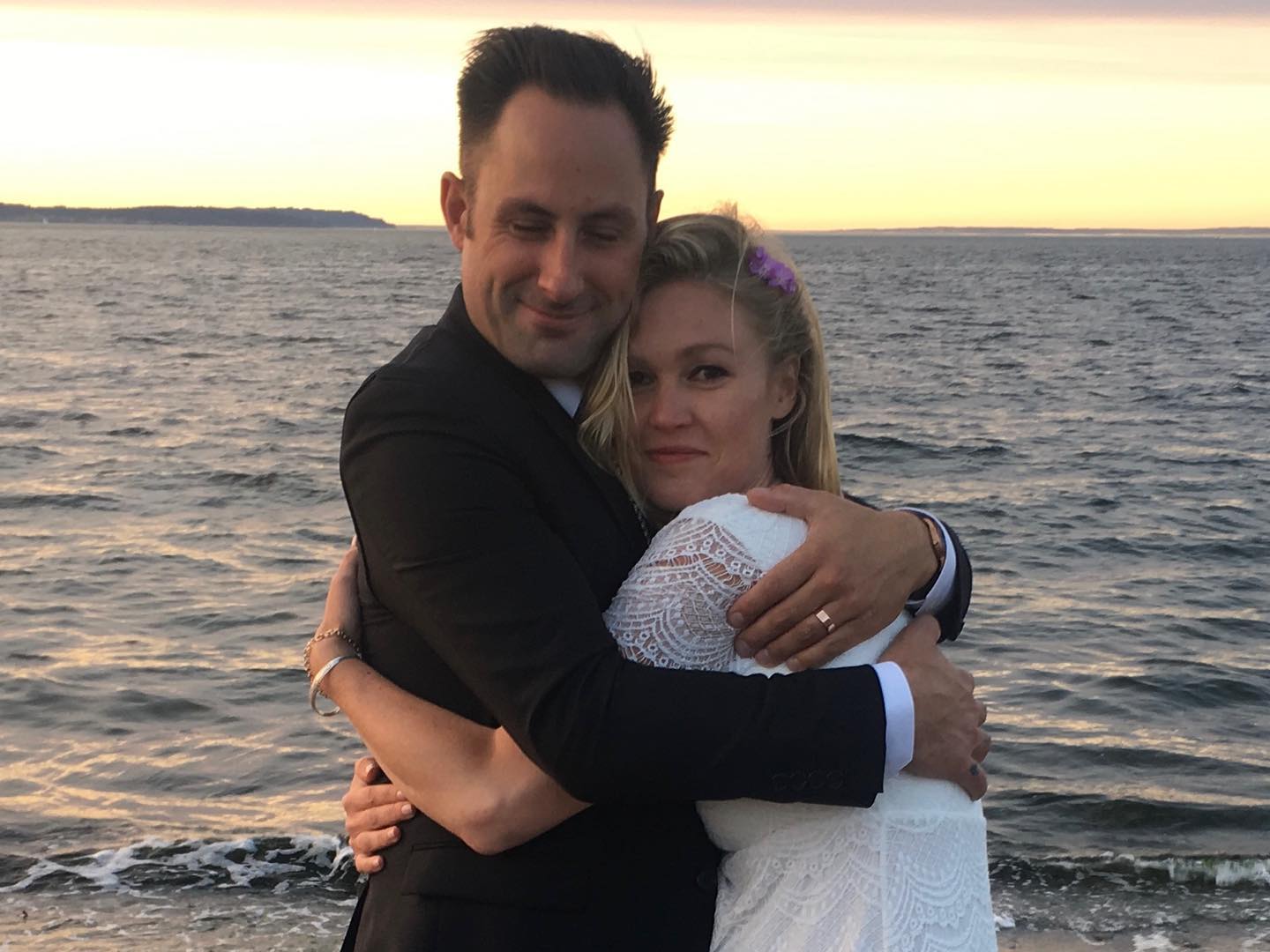 Stiles and Cook married in September 2017 while awaiting the arrival of their first child. The famously small ceremony had just an officiant and two witnesses, prompting the actress to joke, "Who doesn't love a shotgun wedding?" | Source: Instagram/missjuliastiles