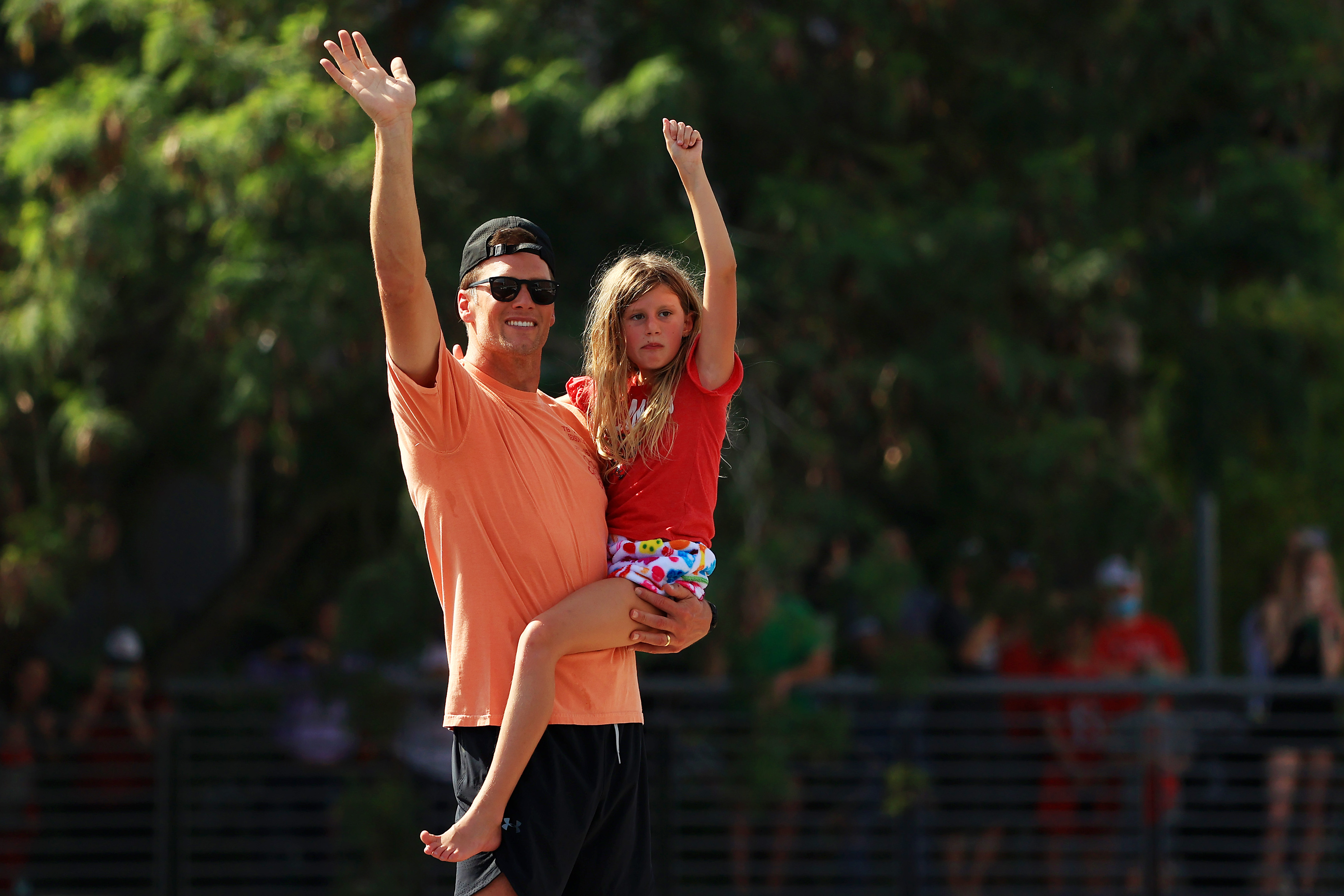In 2021, Vivian was no longer the little girl seen celebrating on NFL fields a few years earlier. During the Tampa Bay Buccaneers' Super Bowl boat parade, she appeared noticeably older, with longer hair and a growing resemblance to the teenager she would eventually become.