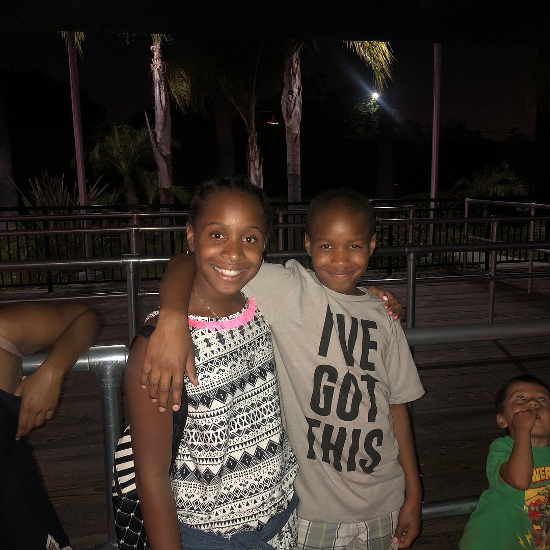 Two of Teddy and Tina Campbell's children seen in a post dated July 27, 2018 | Source: Instagram/teddyandtina