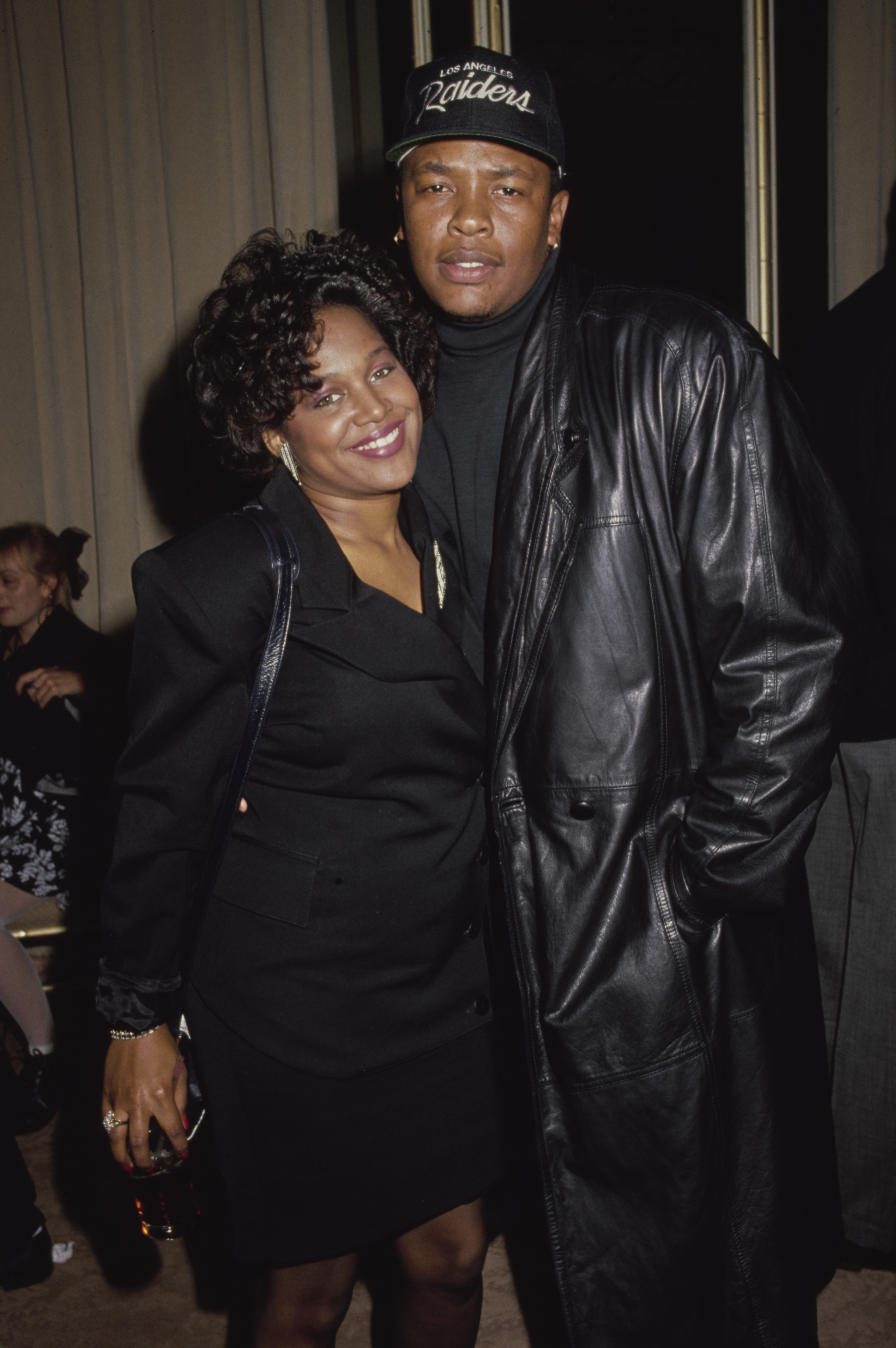 Michel'le Denise Toussant and Dr. Dre attend an event, circa 1993 | Source: Getty Images