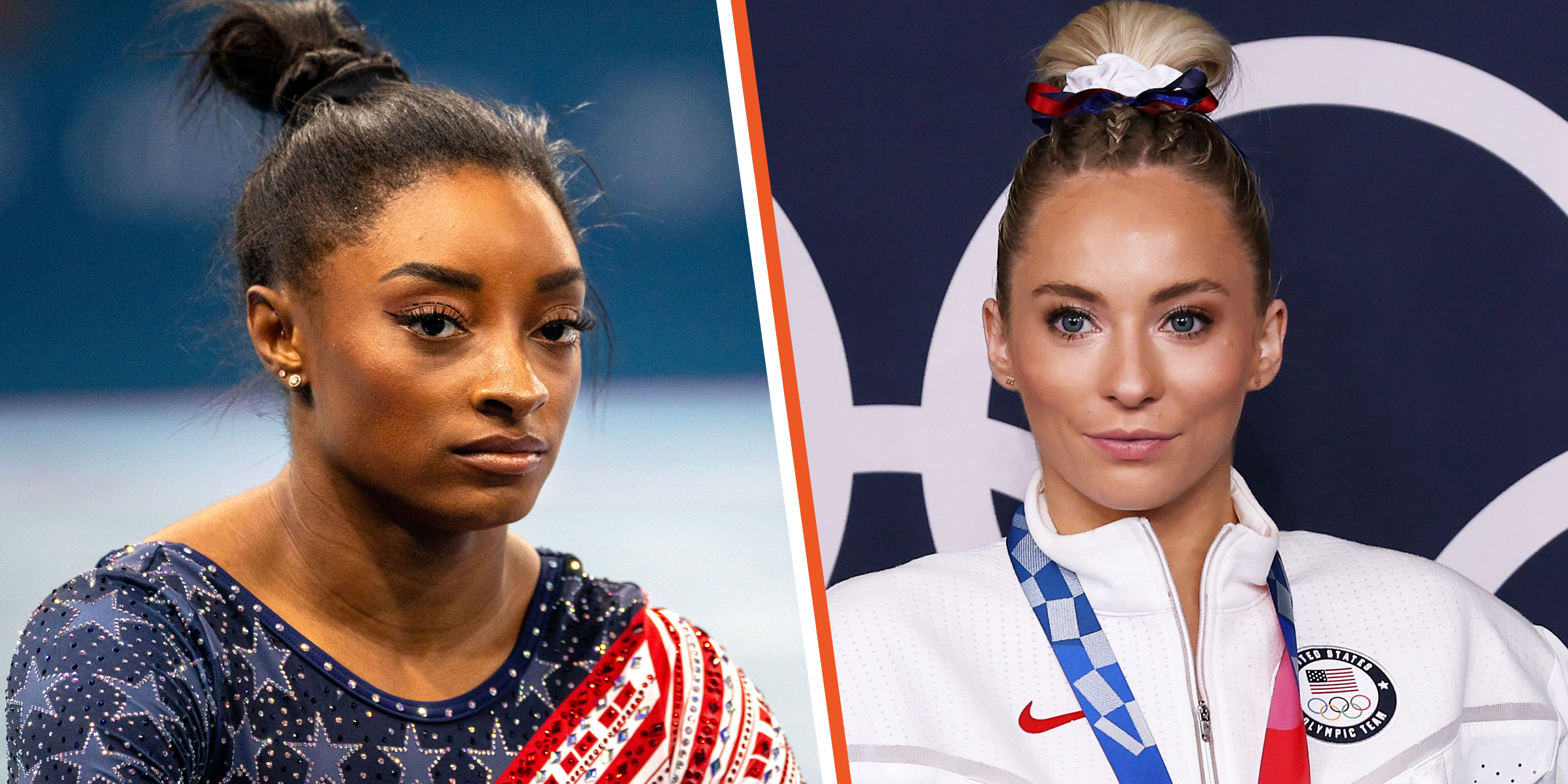 Mykayla Skinner and Simone Biles | Source: Instagram/Getty Images