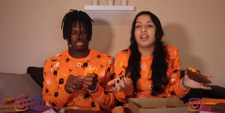A screenshot of Travis Hunter and Leanna Lenee from a video dated October 21, 2022. | Source: YouTube/Travis and Leanna
