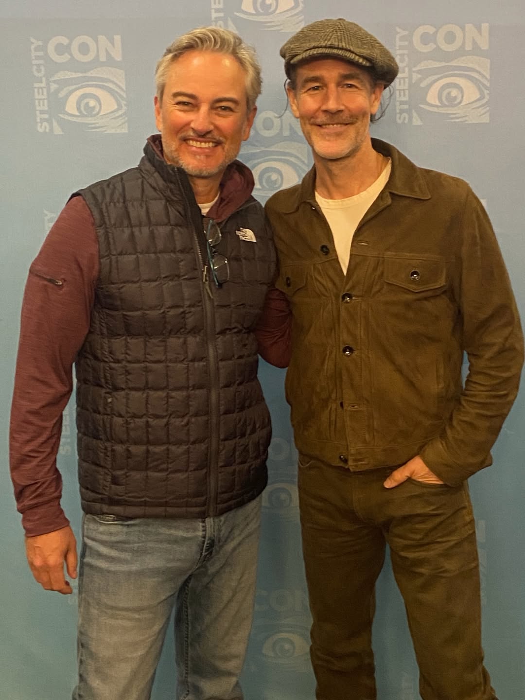 Kerr Smith poses with James Van Der Beek, as posted on February 12, 2026 | Source: Instagram/actorkerrsmith
