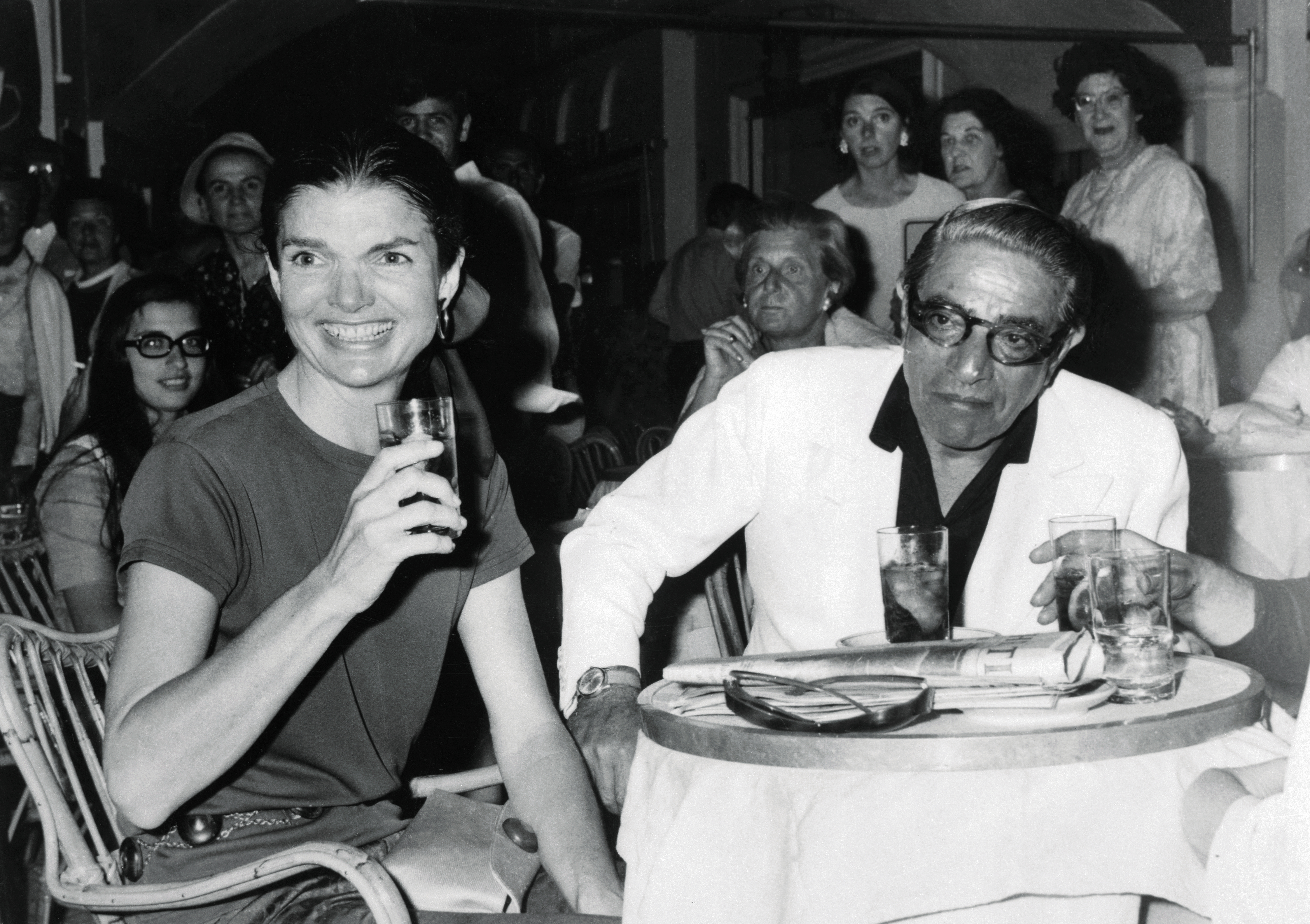 Jacqueline Kennedy Onassis and Aristotle Onassis photographed on June 24, 1969. | Source: Getty Images