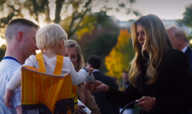 Melania's interactions with the youngest visitors earned praise from viewers who admired her warmth. One supporter remarked, "First Lady's warmth just shines." | Source: Instagram/firstladyoffice