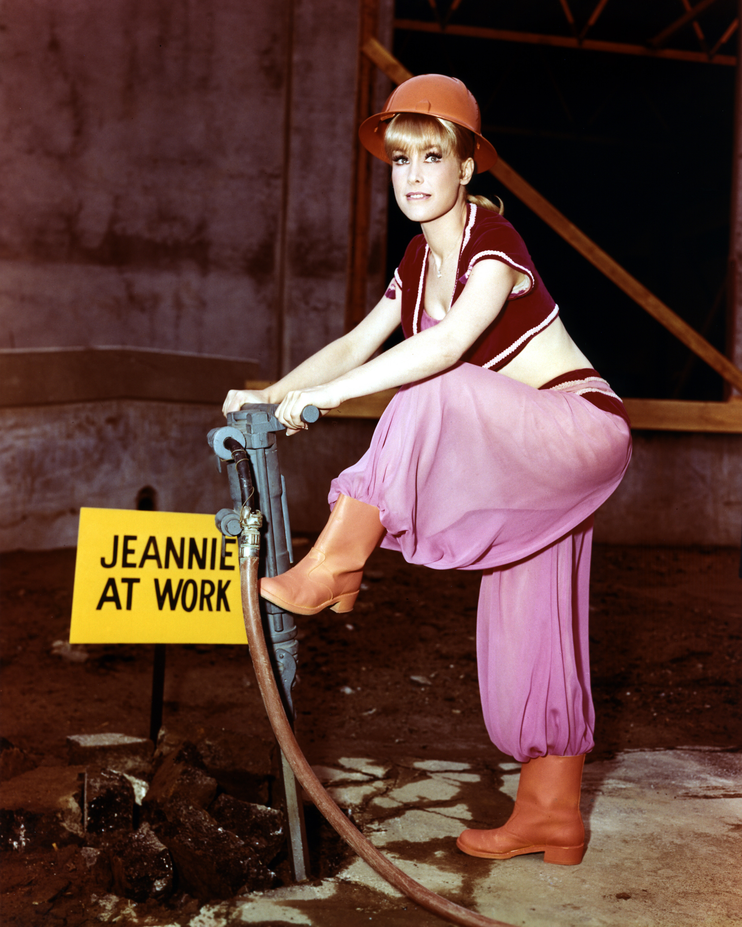 This fun promotional photo showed the playful side of "I Dream of Jeannie," the role that made Barbara Eden a television star. Decades later, fans continue comparing photos from this period with more recent ones as they debate whether her youthful appearance changed naturally or was helped by cosmetic procedures. | Source: Getty Images