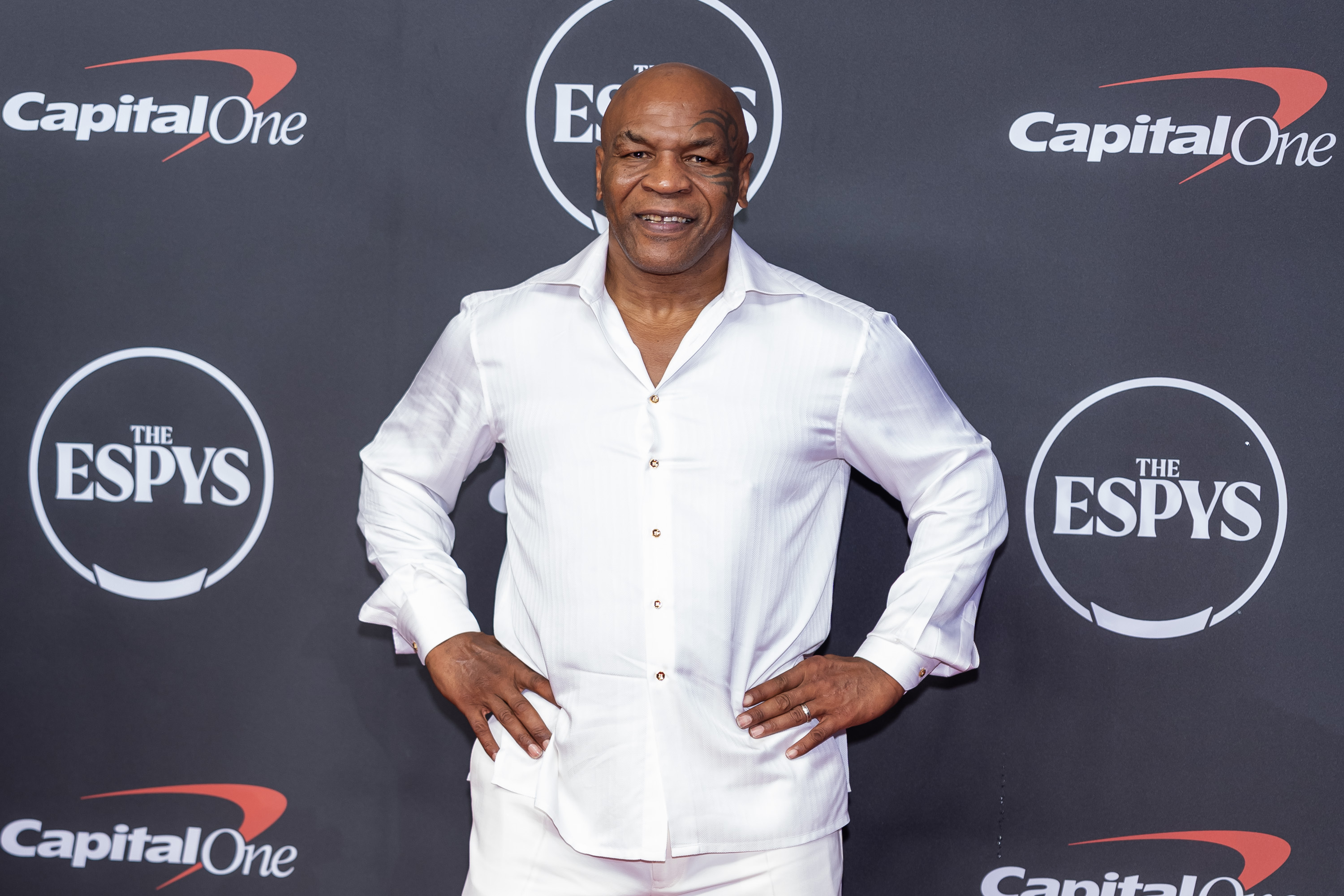 Mike Tyson attends the 2026 ESPY Awards at David H. Koch Theater at Lincoln Center in New York on July 15. | Source: Getty Images