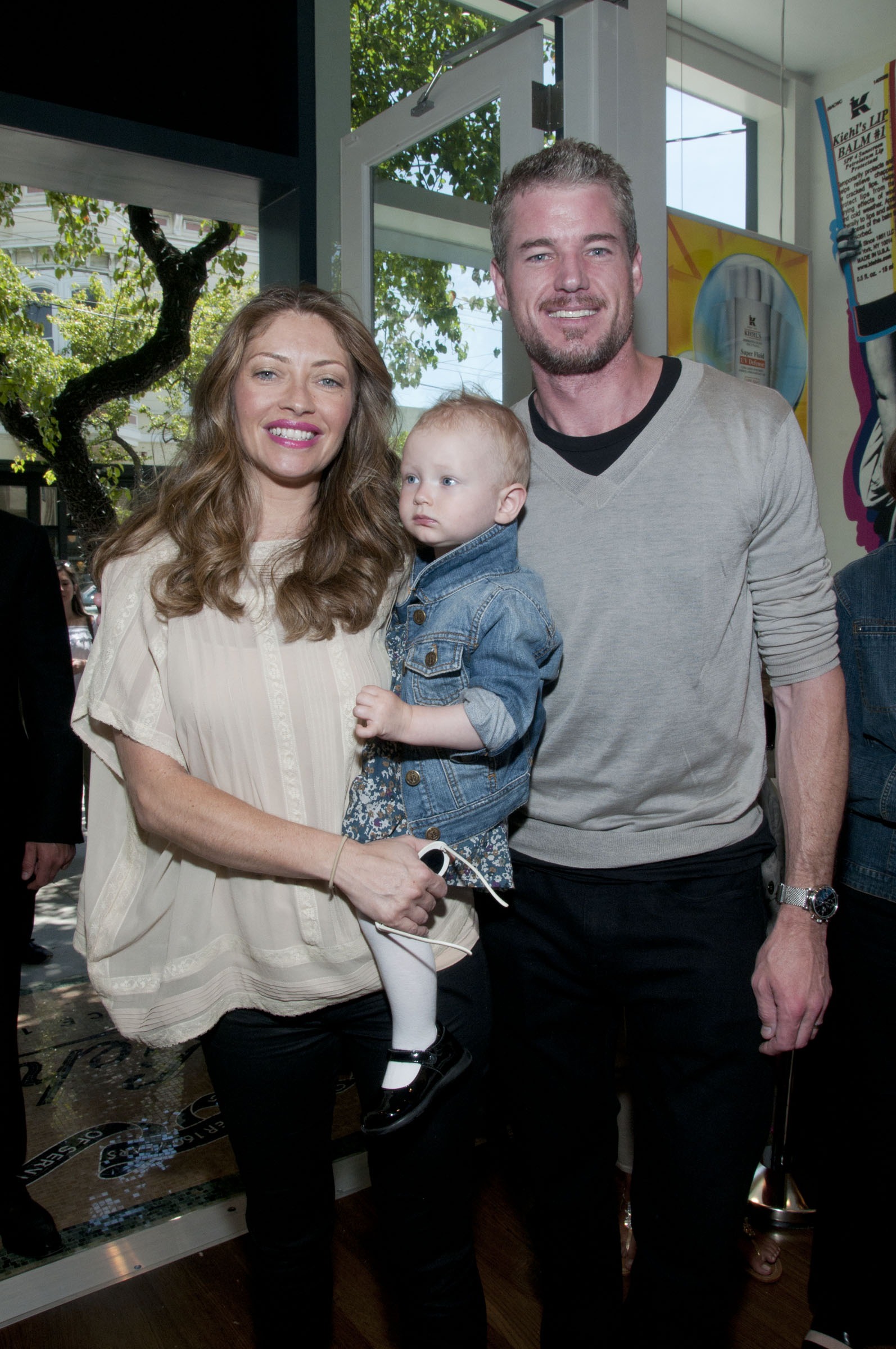 Rebecca Gayheart, Billie Beatrice Dane, and Eric Dane at the Kiehl's Since 1851 store opening in San Francisco, California  June 18, 2011. | Source: Getty Images