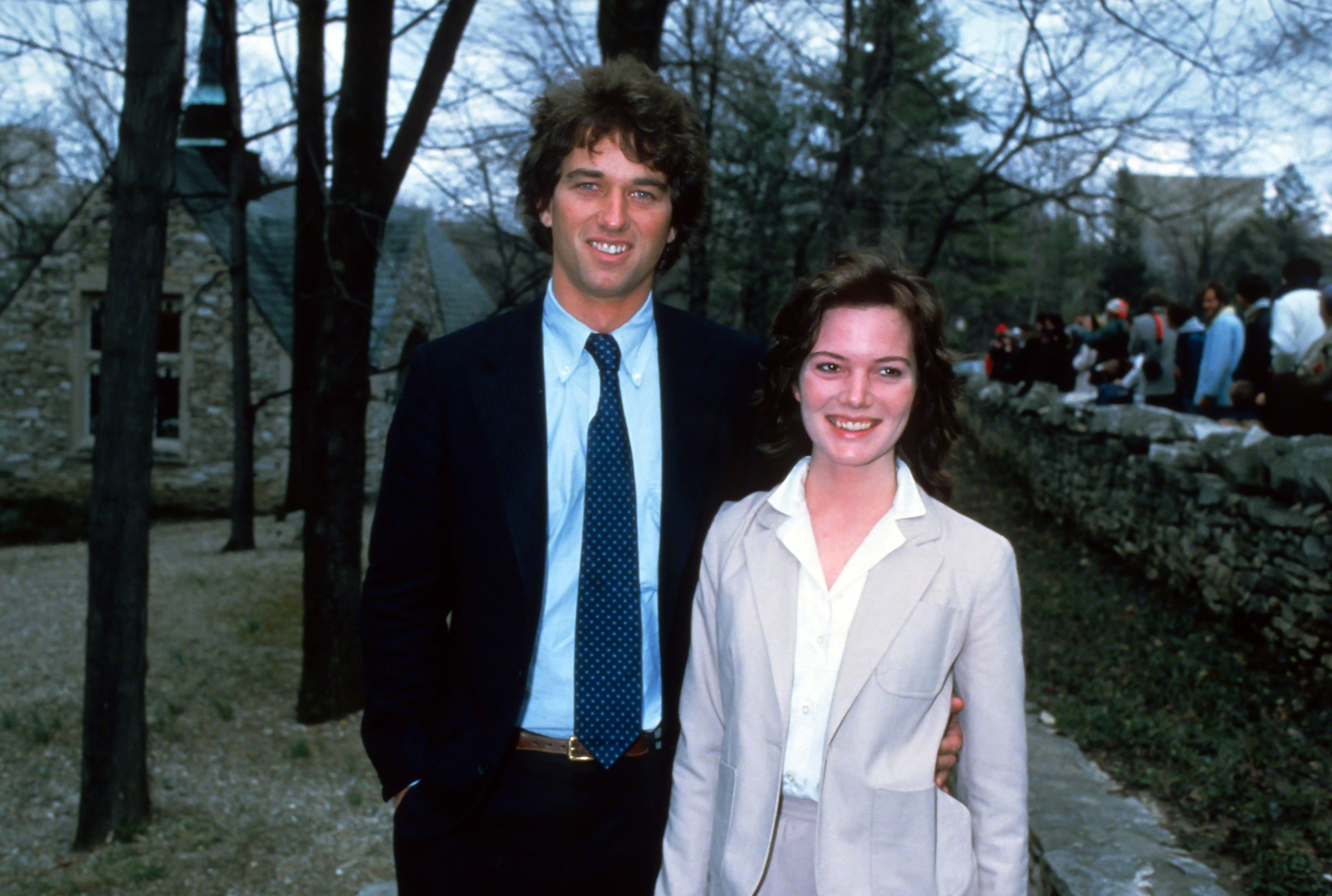 Robert F. Kennedy Jr. and Emily Ruth Black photographed the day before their wedding on April 2, 1982, in Bloomington, Indiana. | Source: Getty Images
