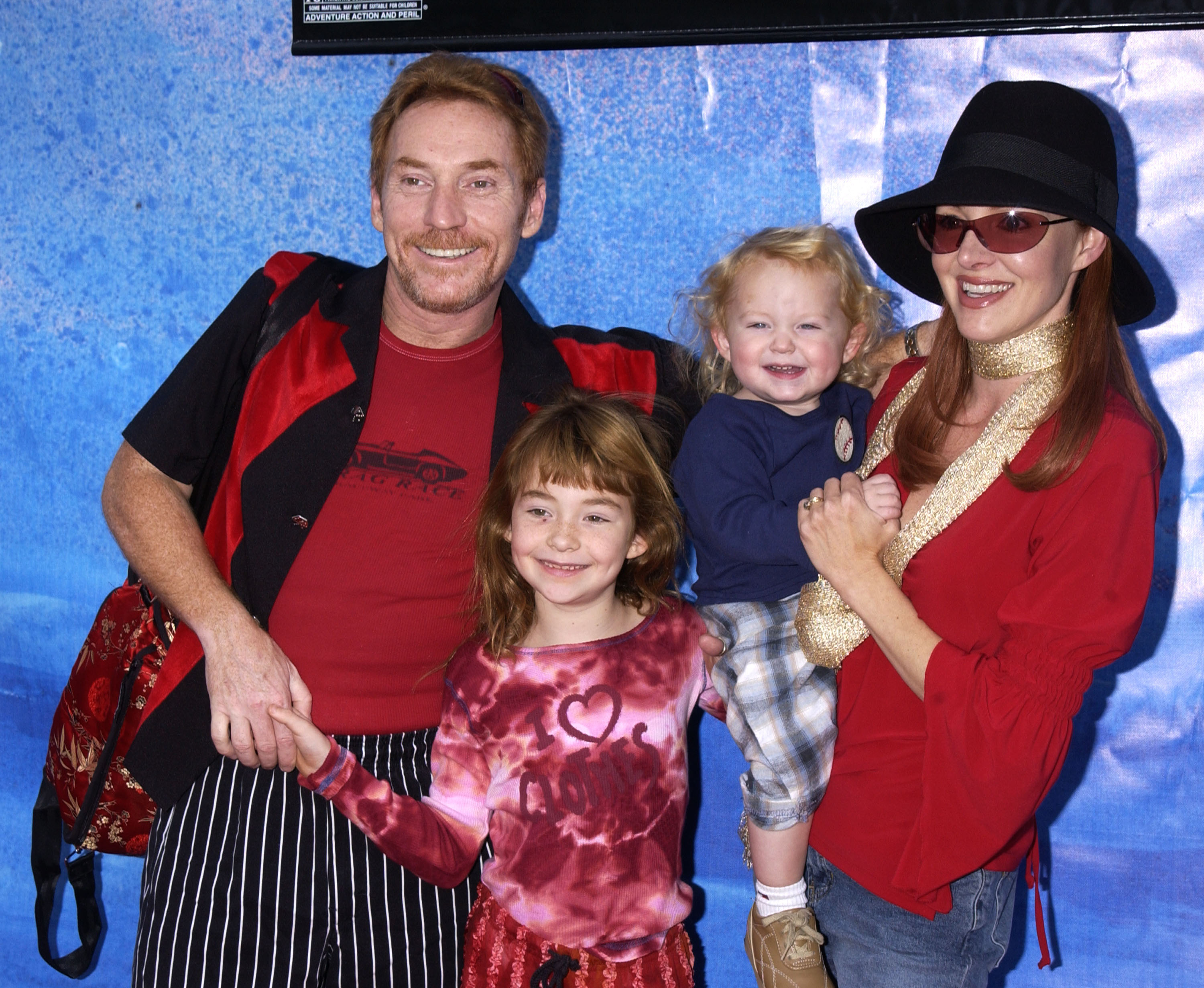 Danny Bonaduce and his family at the "Treasure Planet" premiere in 2002. | Source: Getty Images