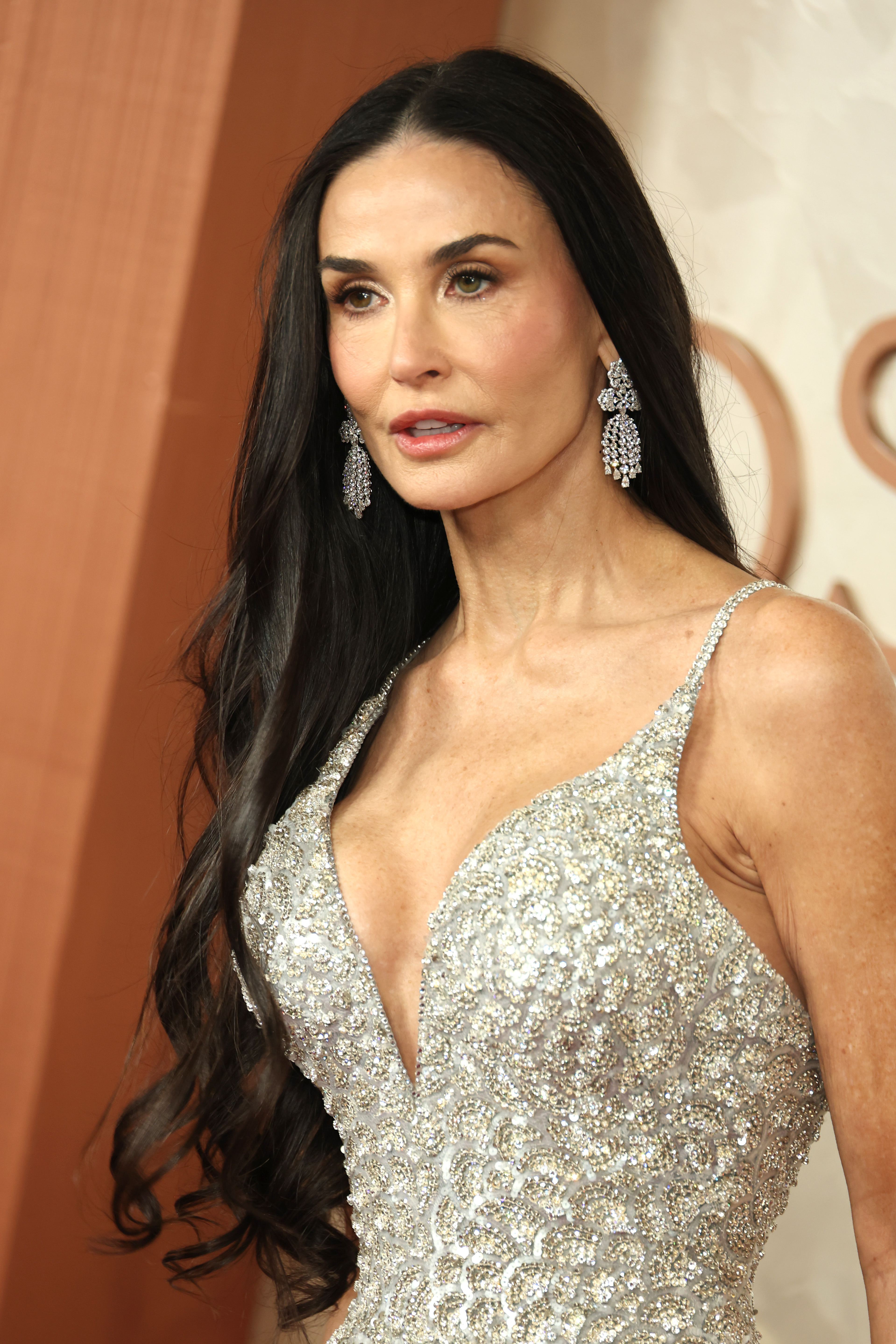 Demi Moore walks the red carpet at the 97th Oscars at the Dolby Theatre on March 2, 2025 | Source: Getty Images