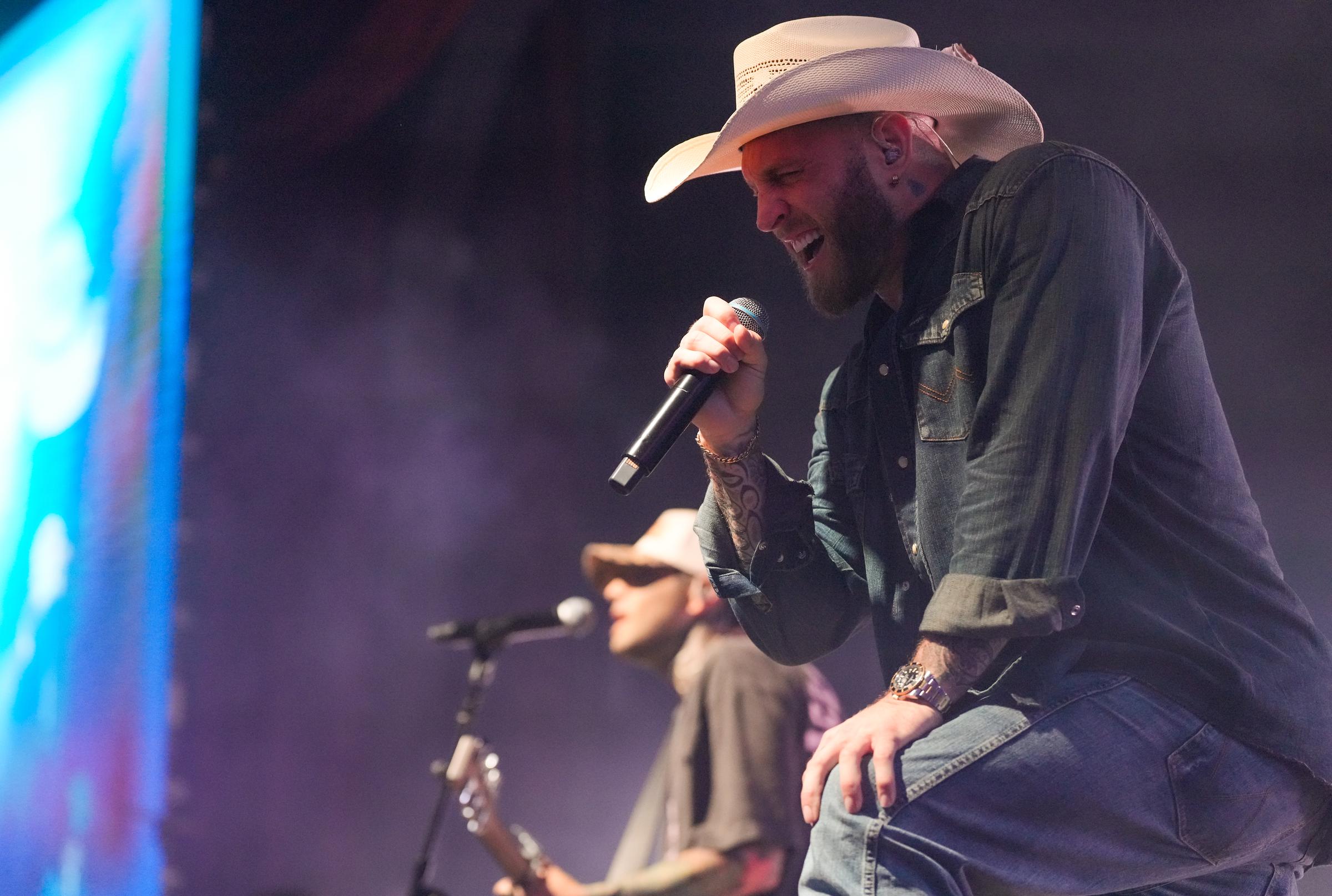 Drew Arthur and Chet Hanks of Something Out West perform at Billboard Country Live on June 5, 2026, in Nashville, Tennessee. | Source: Getty Images