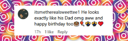 A fan's comment on Mick Jagger's resemblance to his youngest son, from a post dated July 27, 2025 | Source: Instagram/people