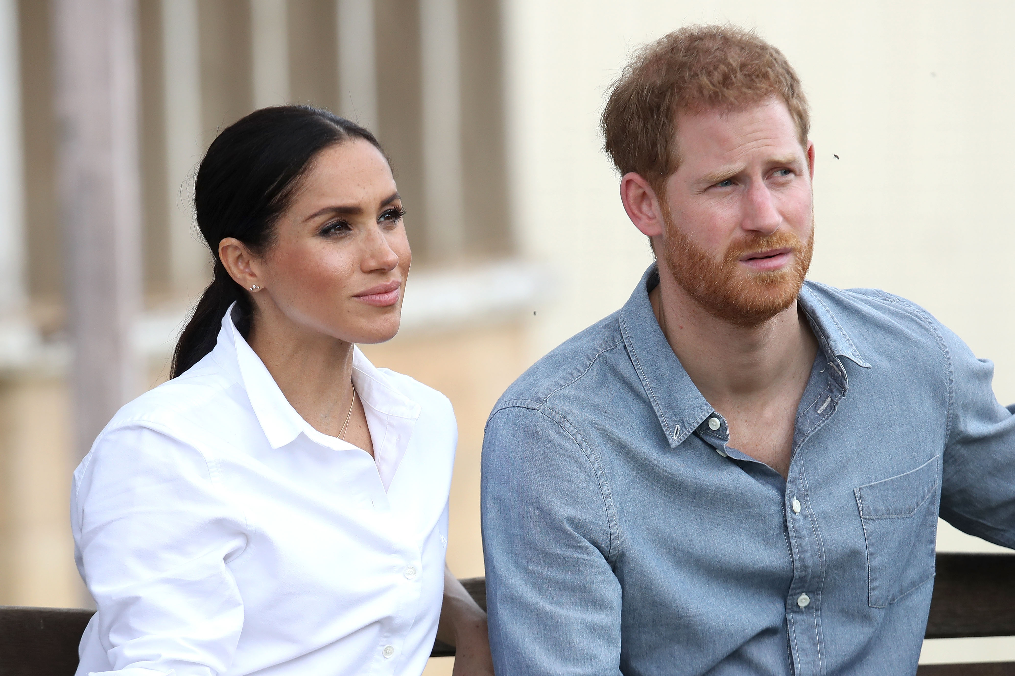 Meghan, Duchess of Sussex, and Prince Harry, Duke of Sussex, during a visit to a local farming family on October 17, 2018, in Dubbo, Australia. | Source: Getty Images