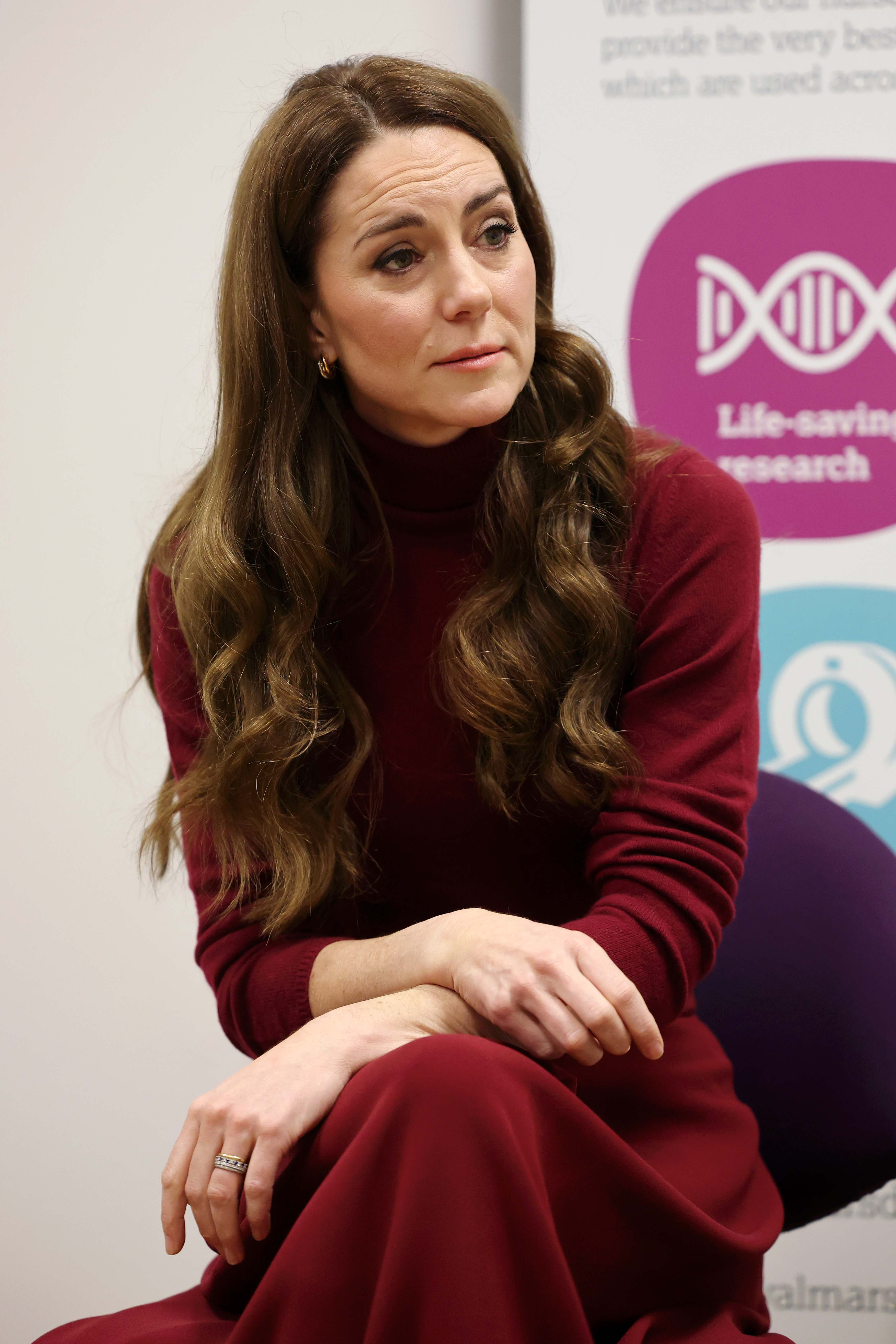 Catherine visiting The Royal Marsden Hospital in London, England on January 14, 2025. | Source: Getty Images