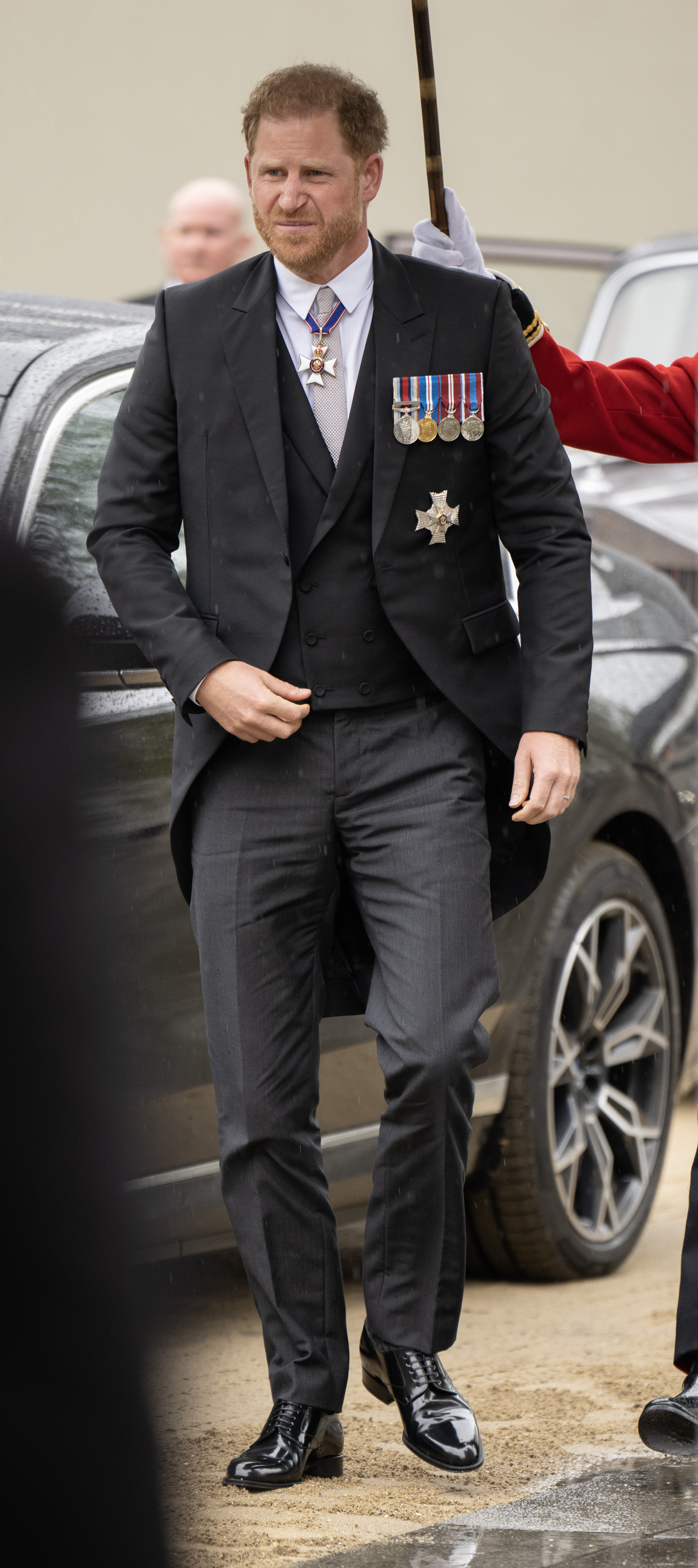 Prince Harry at Westminster Abbey on May 6, 2023 in London, England | Source: Getty Images