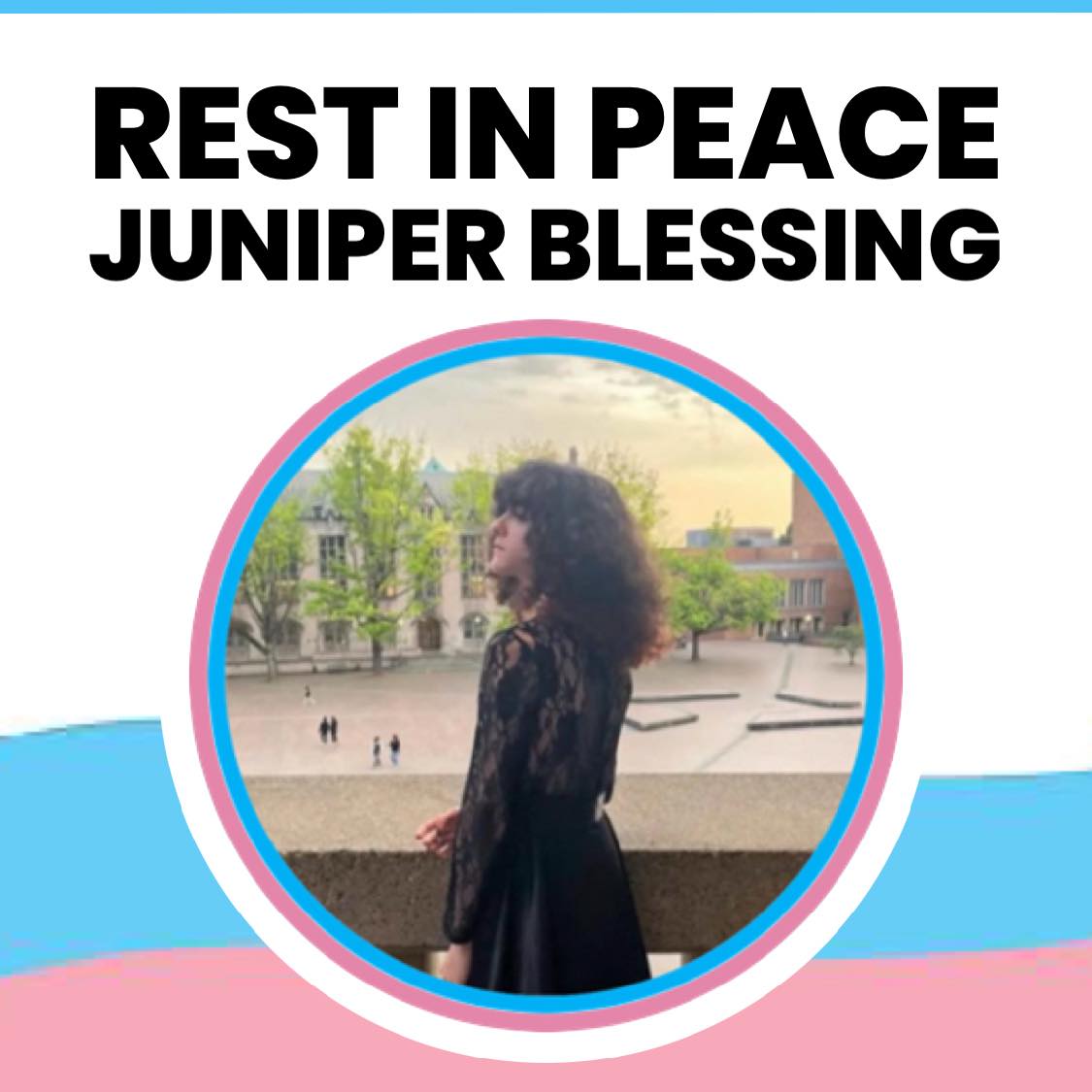 A decorated photo of Juniper Blessing, posted on May 15, 2026. | Source: Facebook/Mama Bears