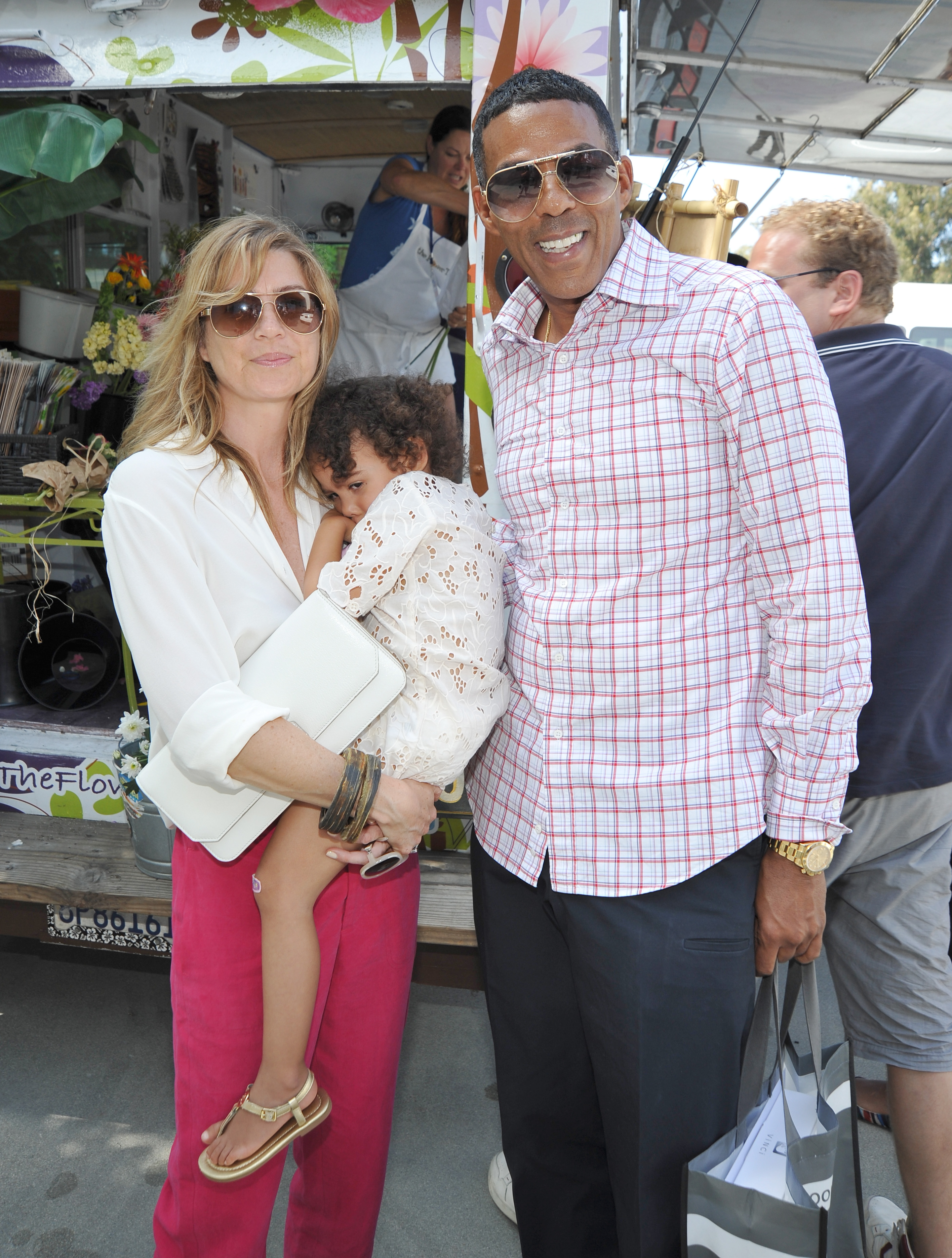 Ellen Pompeo, Stella, and Chris Ivery attend the 1st Annual Children Mending Hearts Style Sunday on June 9, 2013, in Beverly Hills, California. | Source: Getty Images
