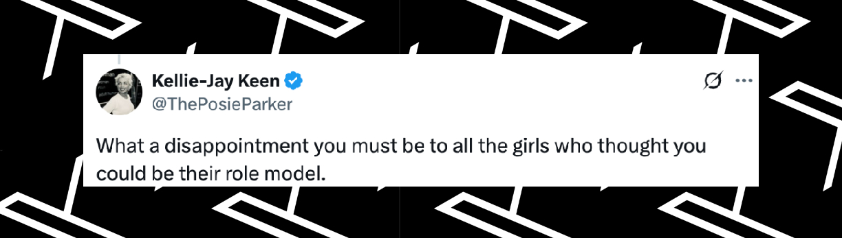 A fan comments on Simone Biles' response